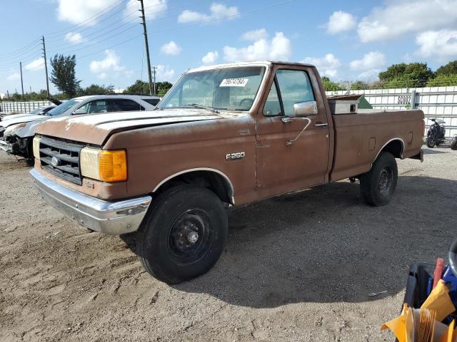 FORD F250 1987 1ftef26h5hna99975