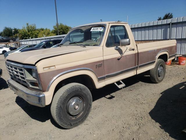 FORD F250 1986 1ftef26n0gpa71543