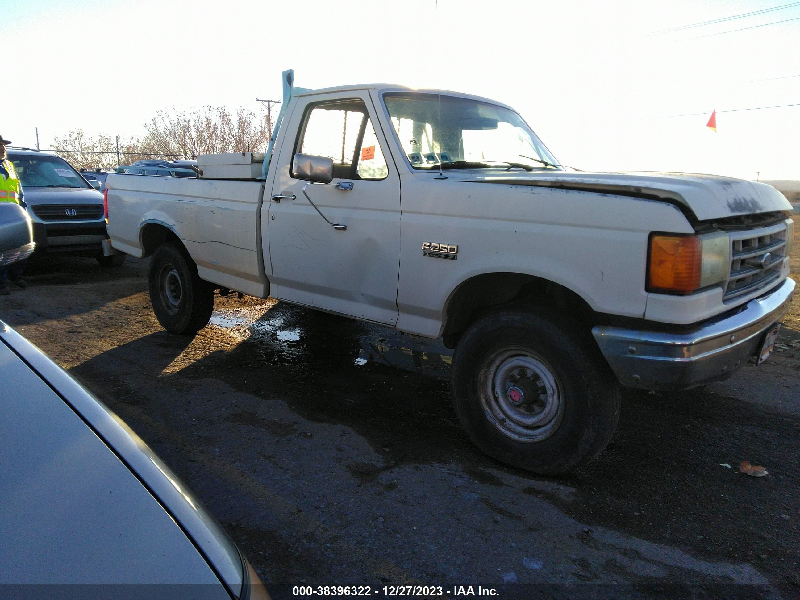 FORD F250 1990 1ftef26y8lka51140