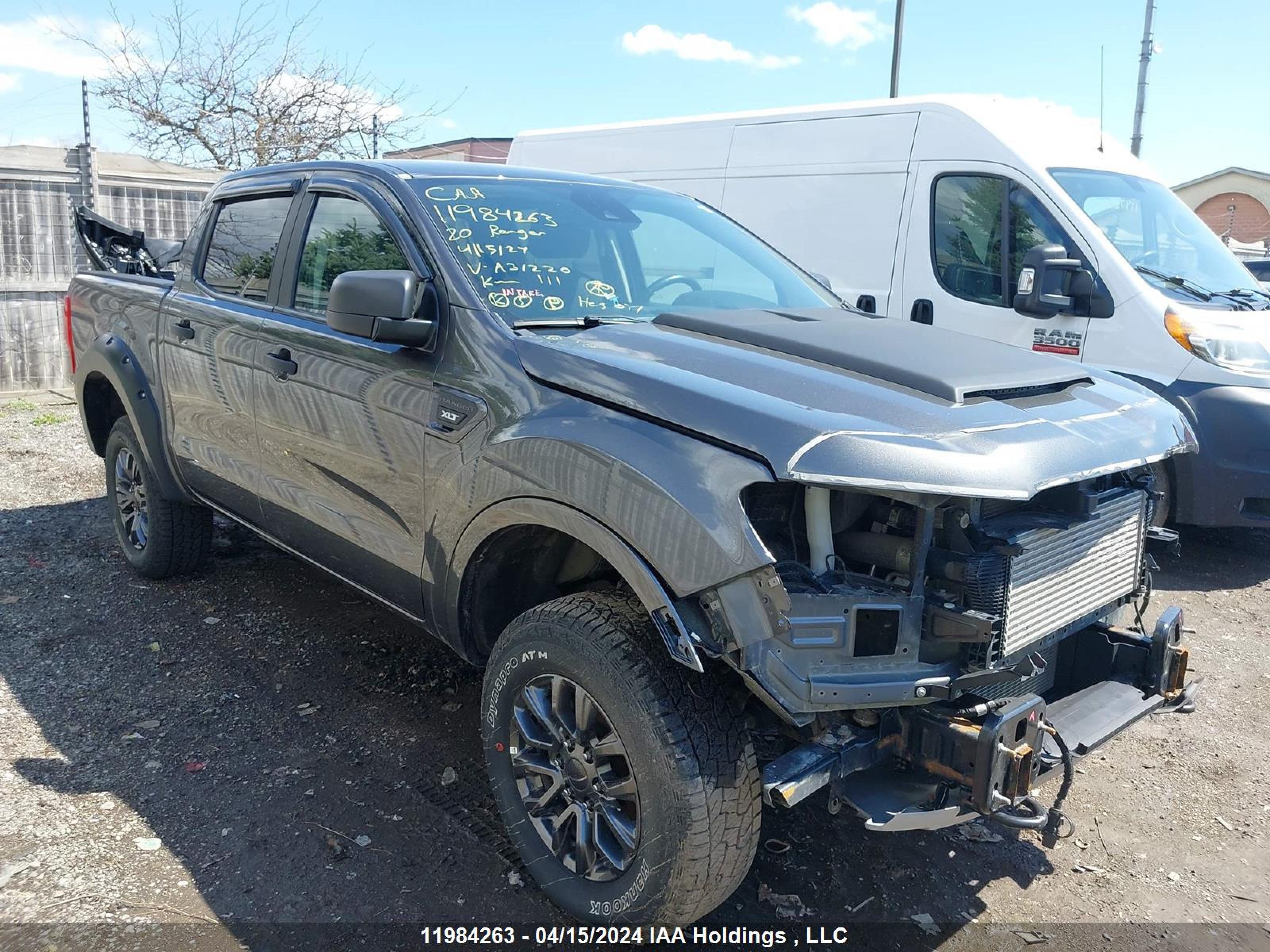 FORD RANGER 2020 1fter4fh9lla31220