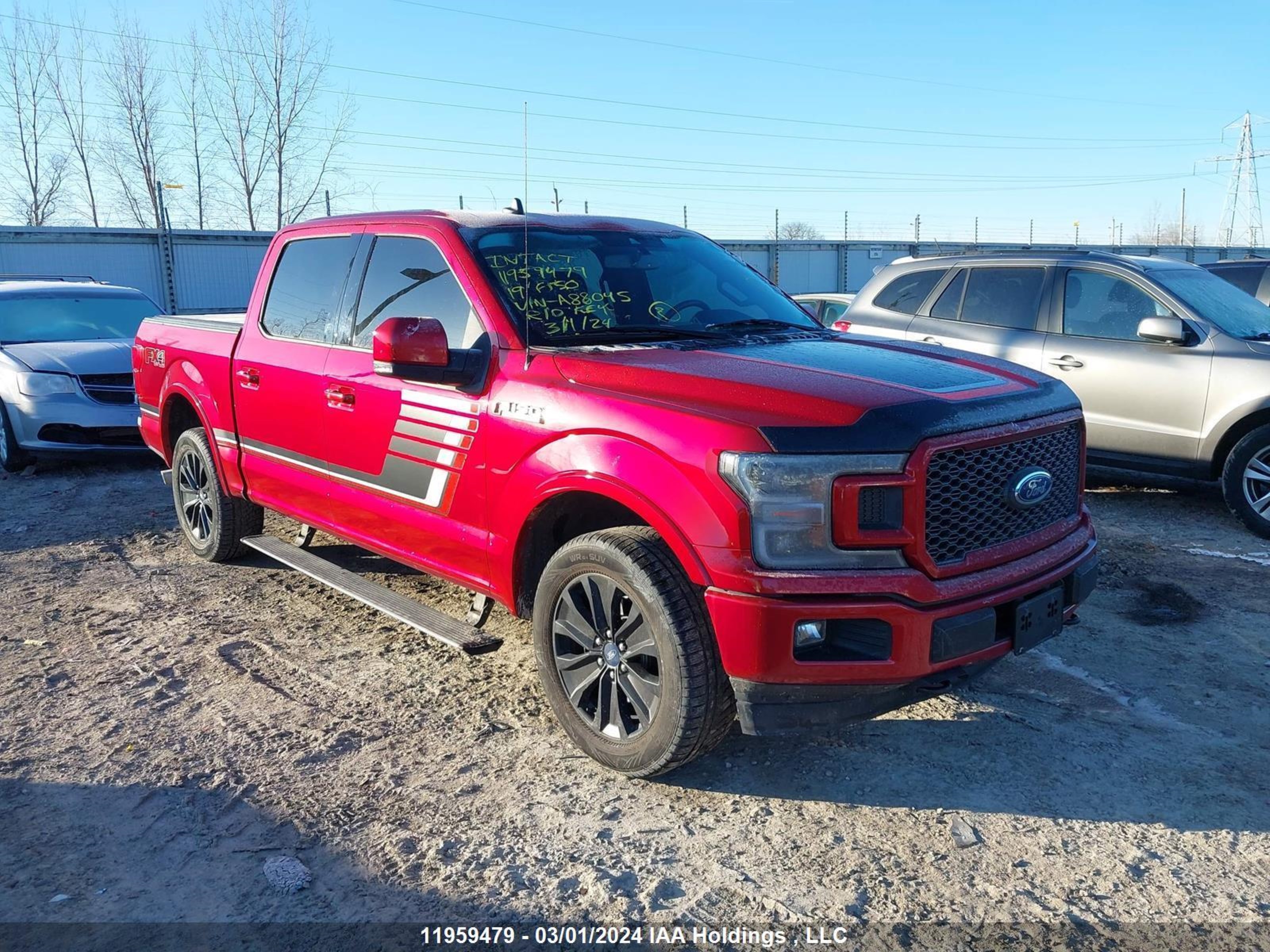 FORD F-150 2019 1ftew1e41kfa88045