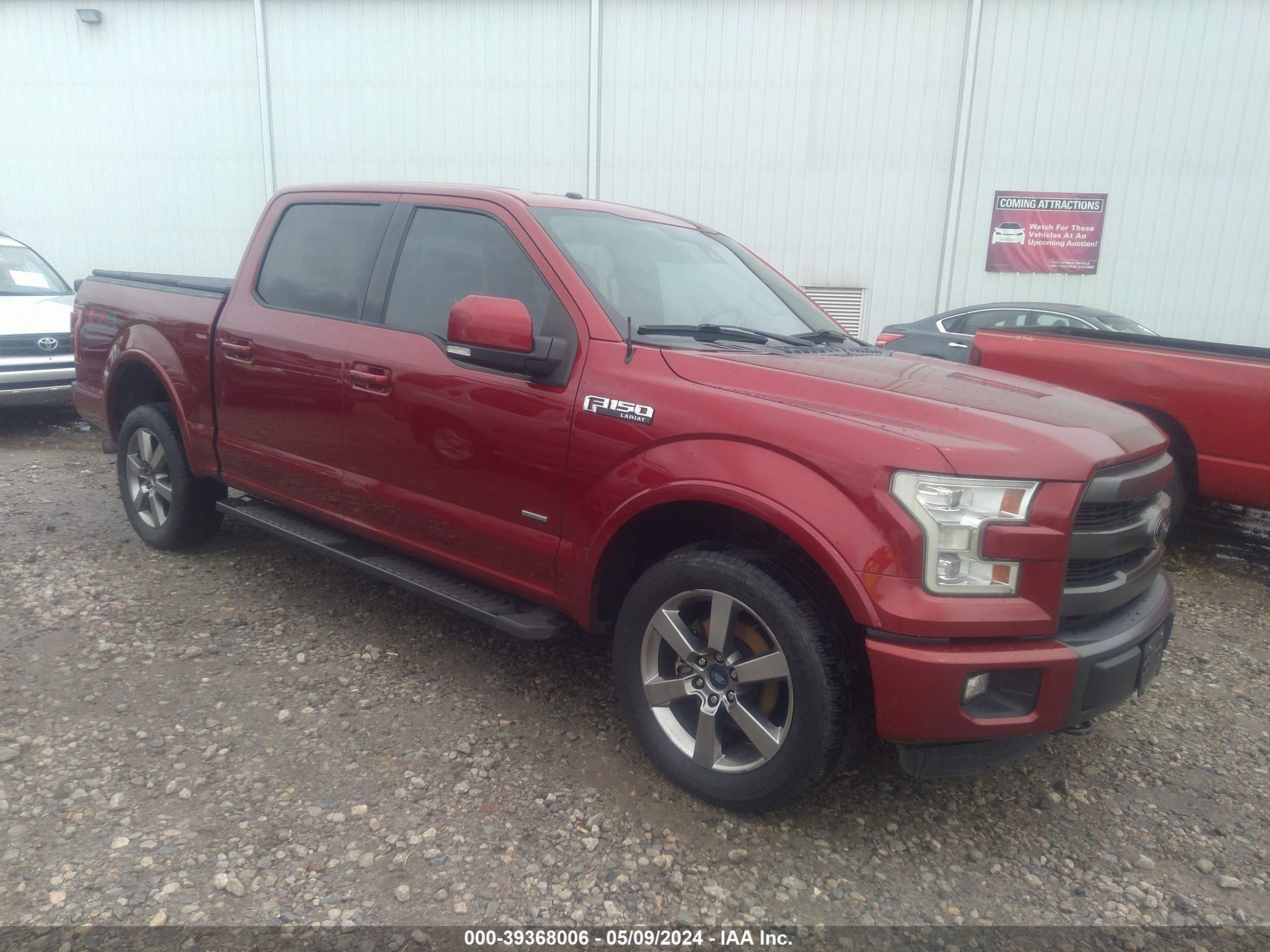 FORD F-150 2015 1ftew1eg9fkd39384