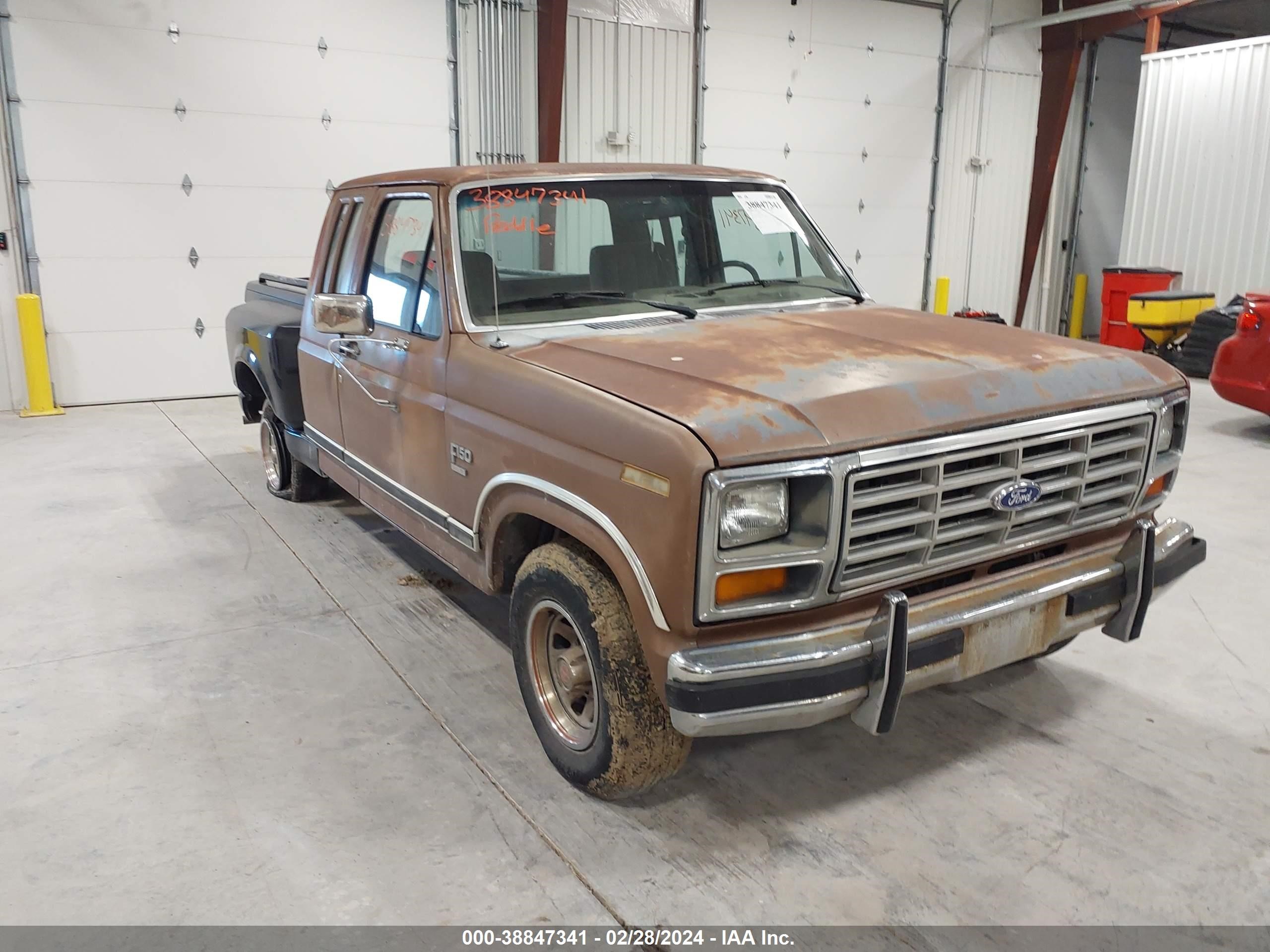 FORD F-150 1986 1ftex15n1gkb86027