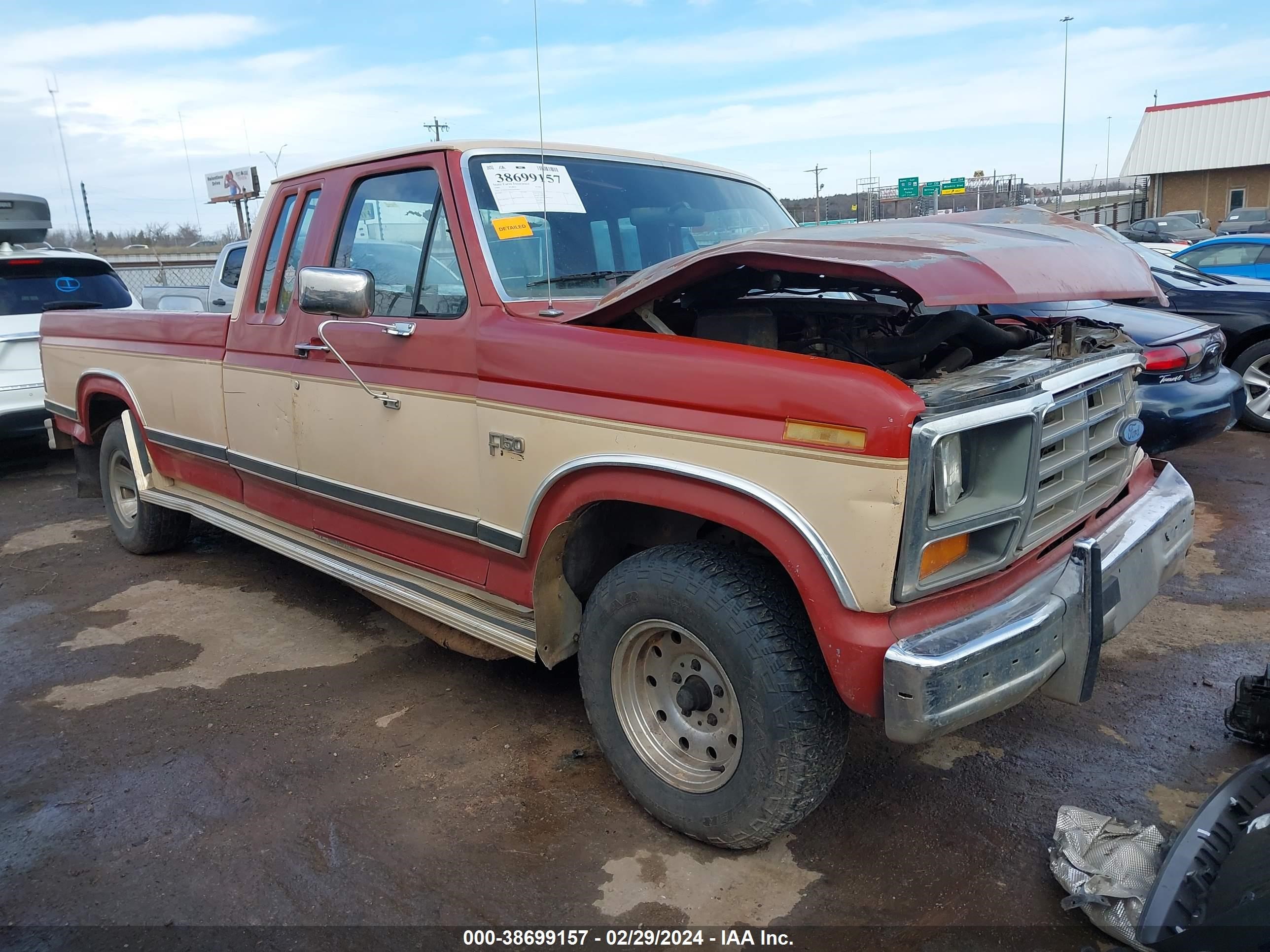 FORD F-150 1986 1ftex15nxgkb50062