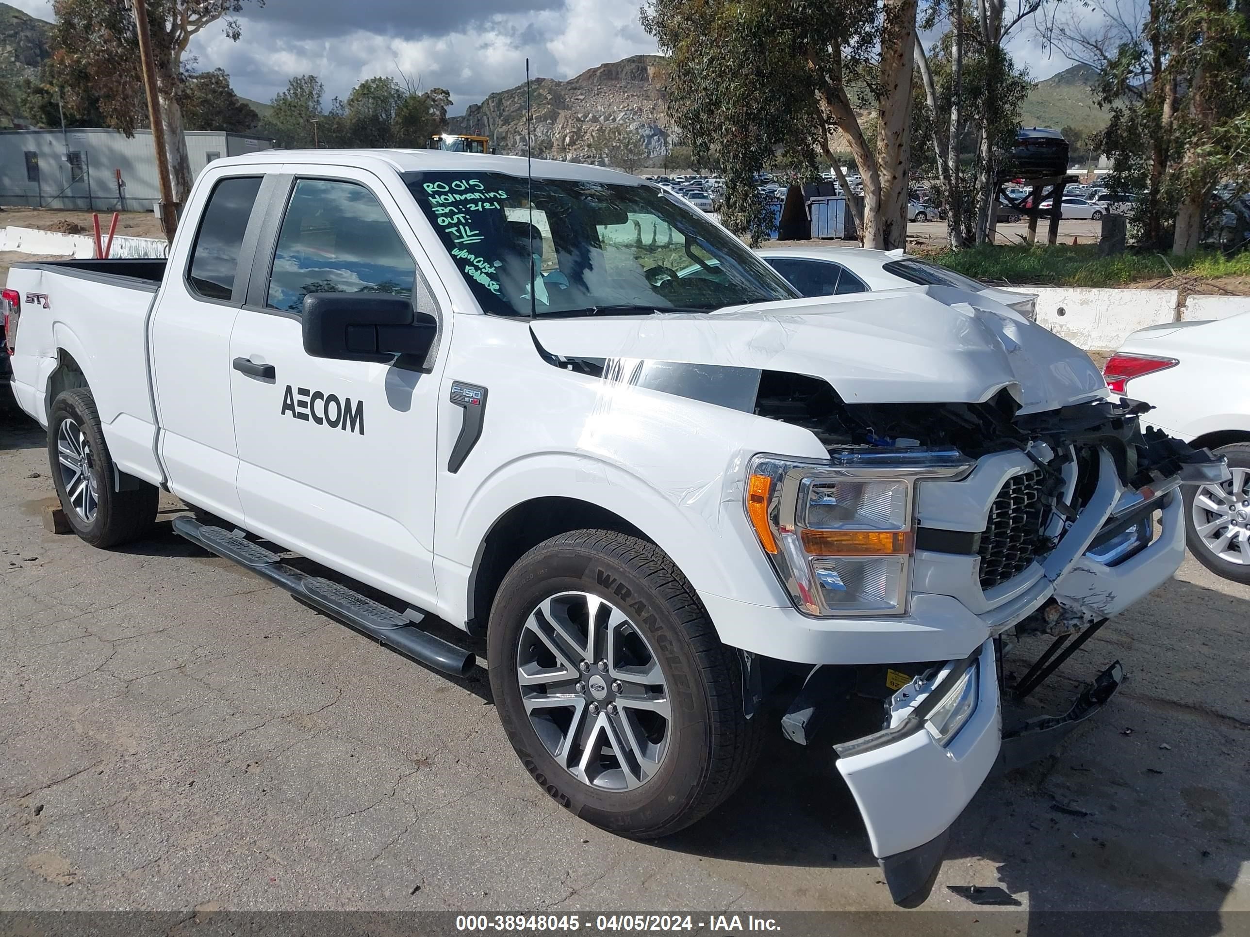 FORD F-150 2022 1ftex1cp8nkf24492