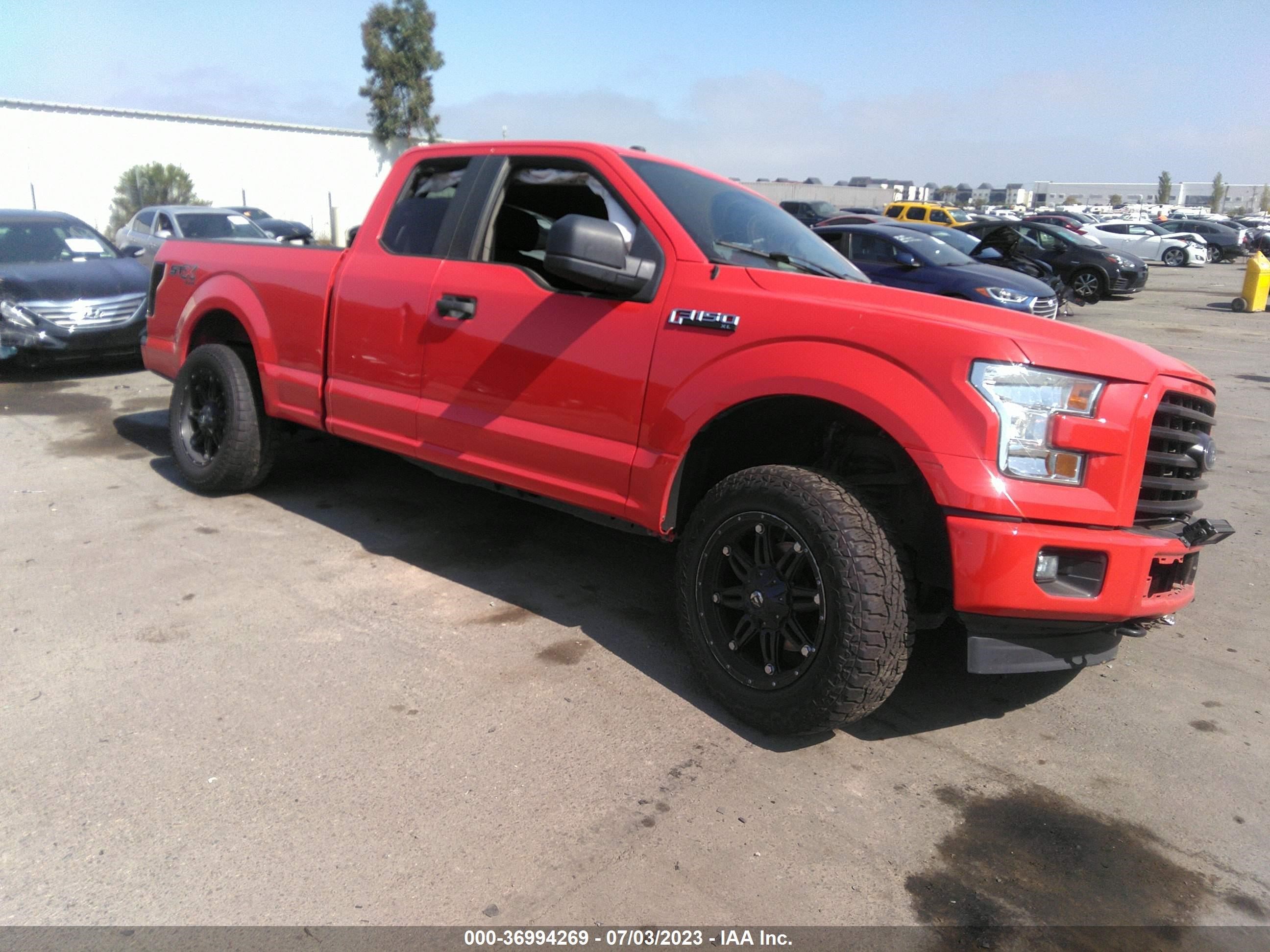 FORD F-150 2017 1ftex1ep1hkd43557