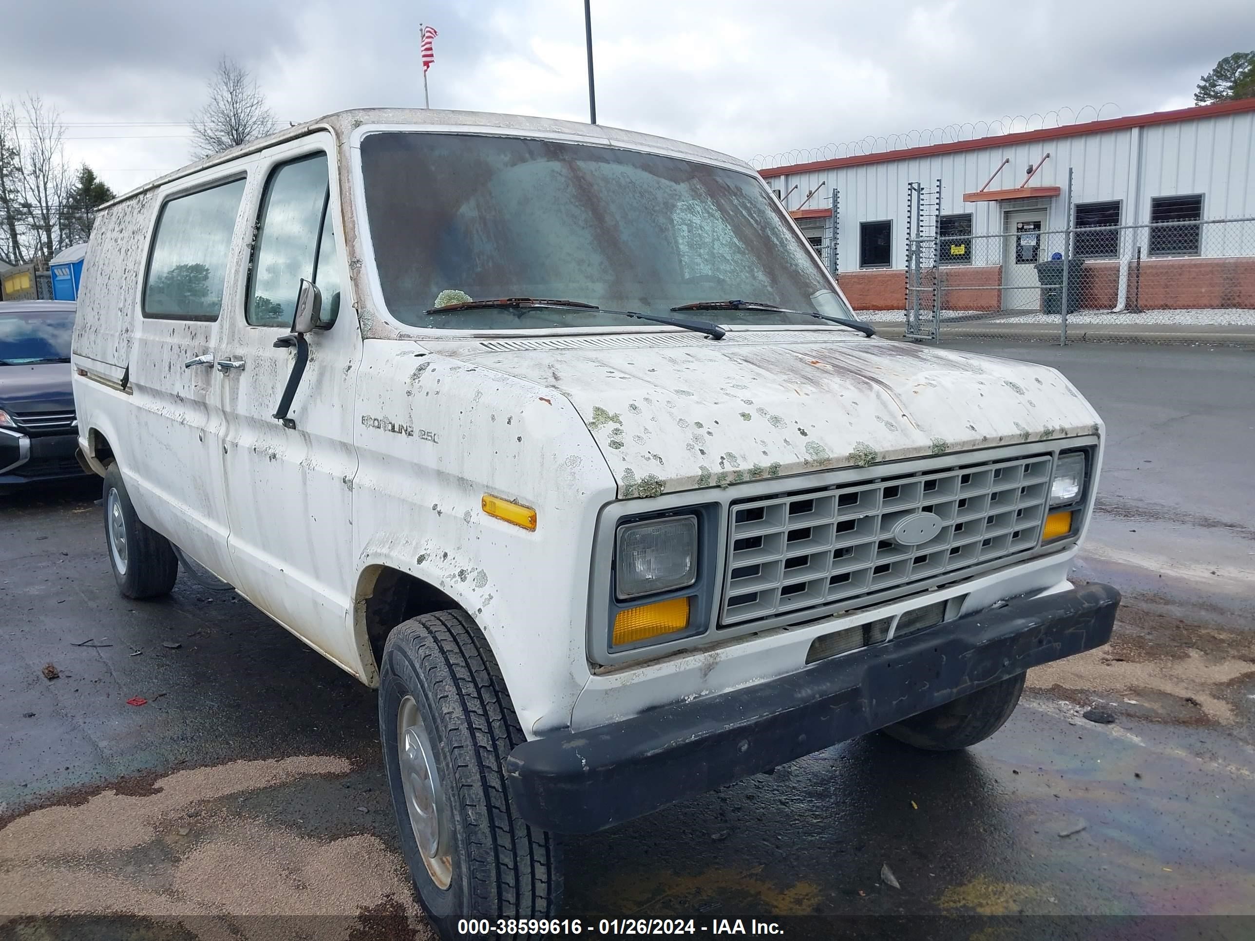 FORD ECONOLINE 1987 1ftfe24y2hhc06649