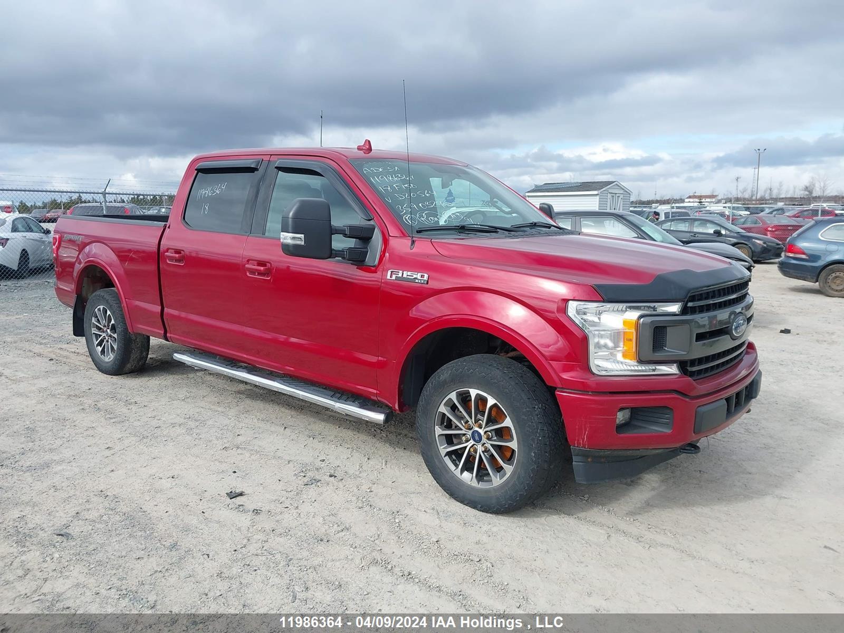 FORD F-150 2018 1ftfw1e59jfd20564