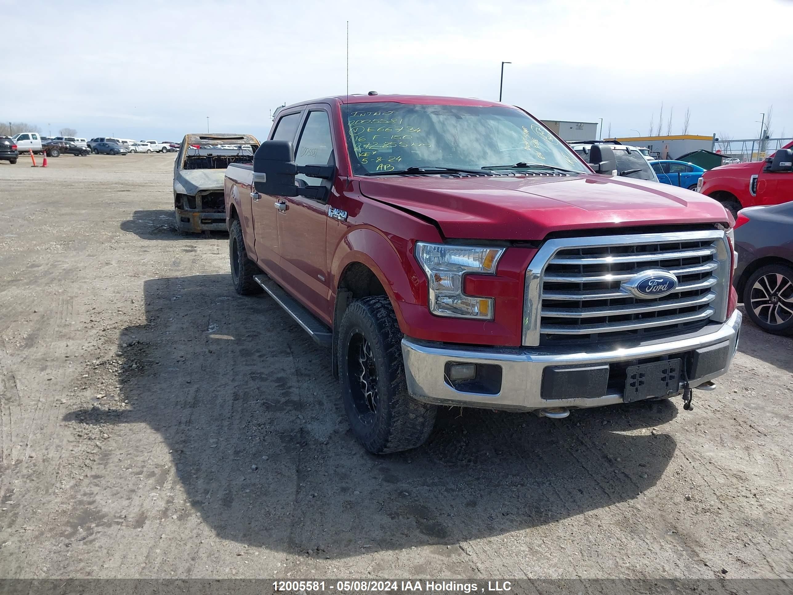 FORD F-150 2016 1ftfw1eg1gke66734