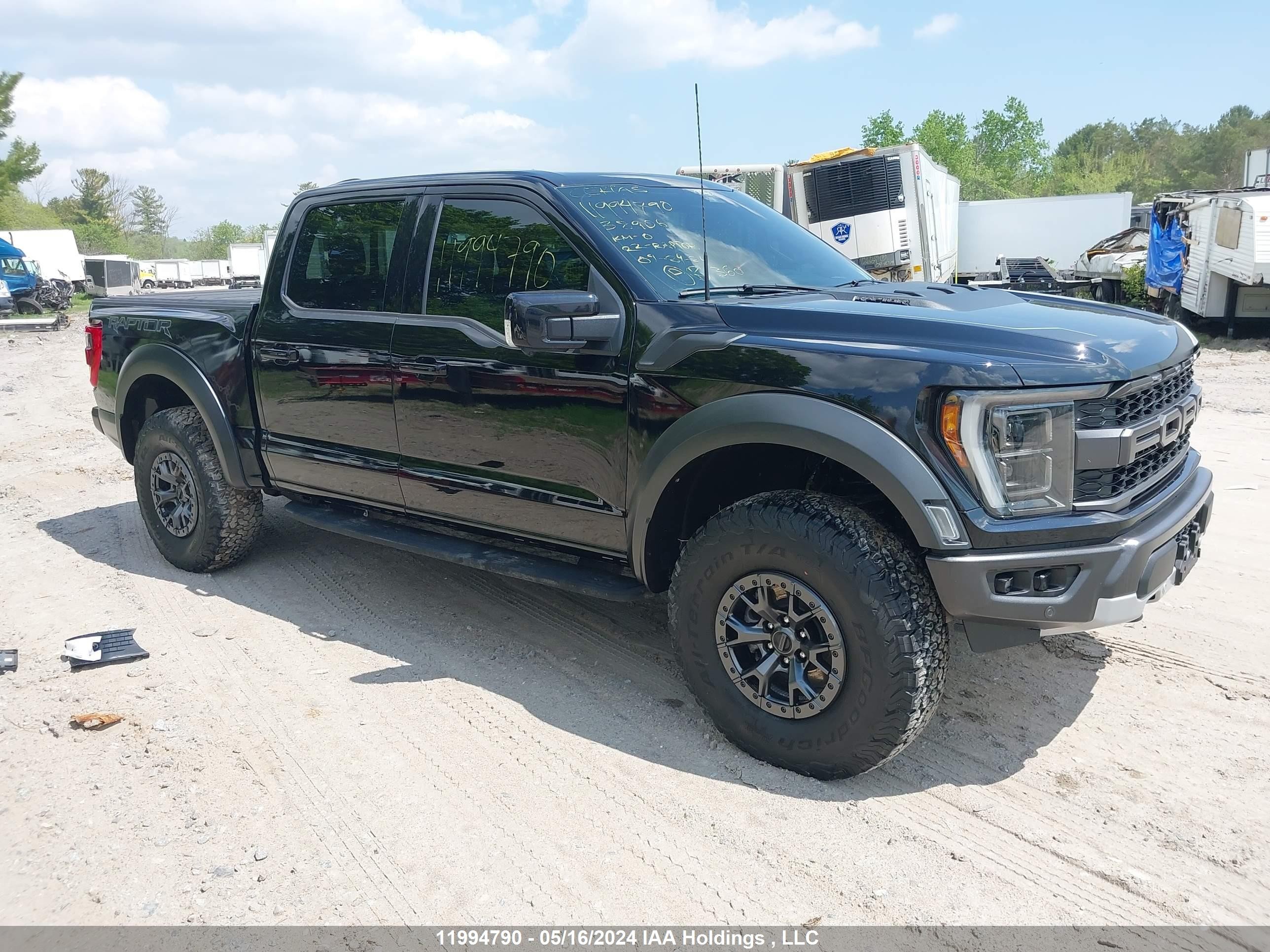 FORD F-150 2022 1ftfw1rg8nfb38906