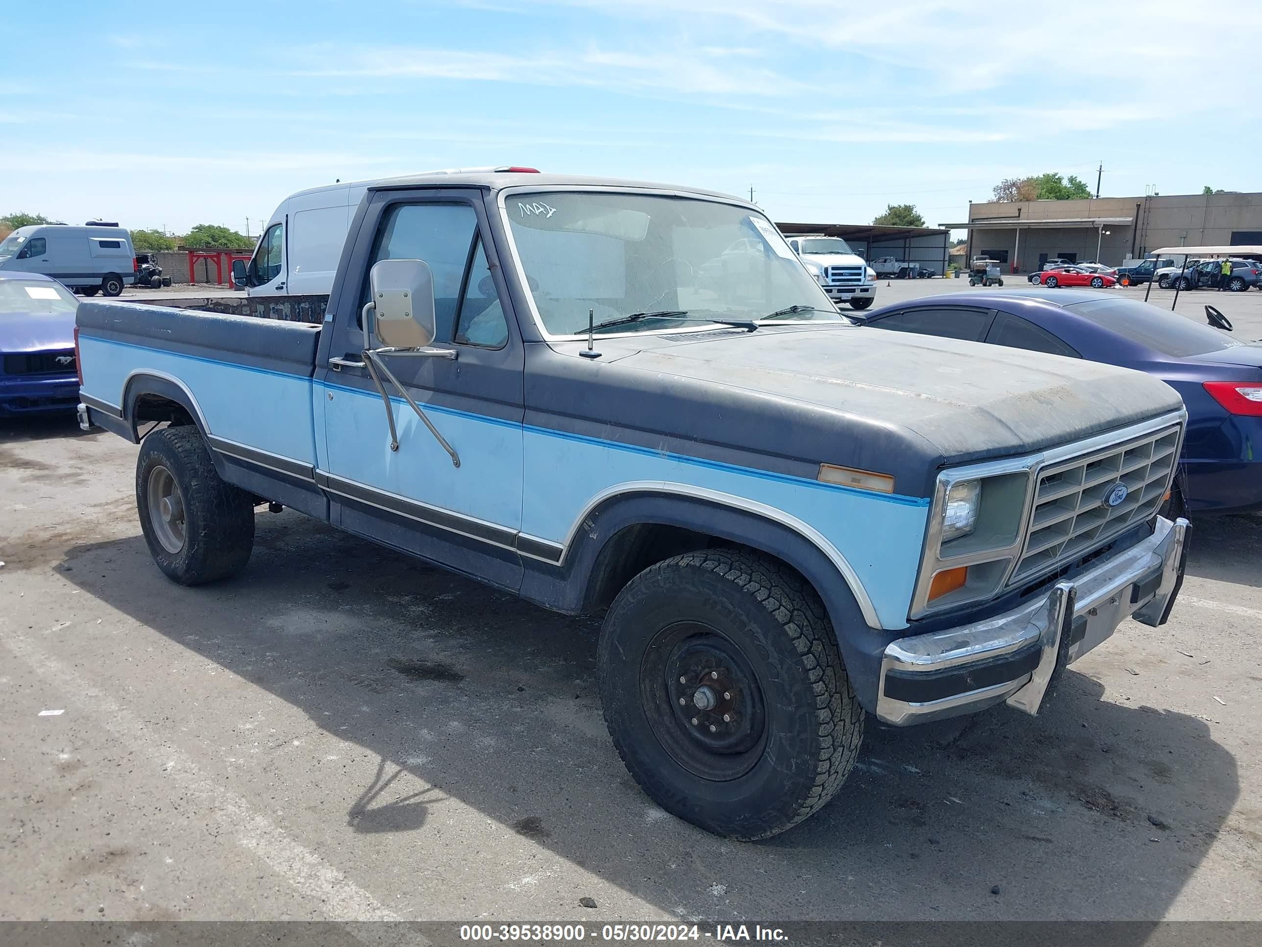 FORD F250 1986 1fthf25l3gpa00267