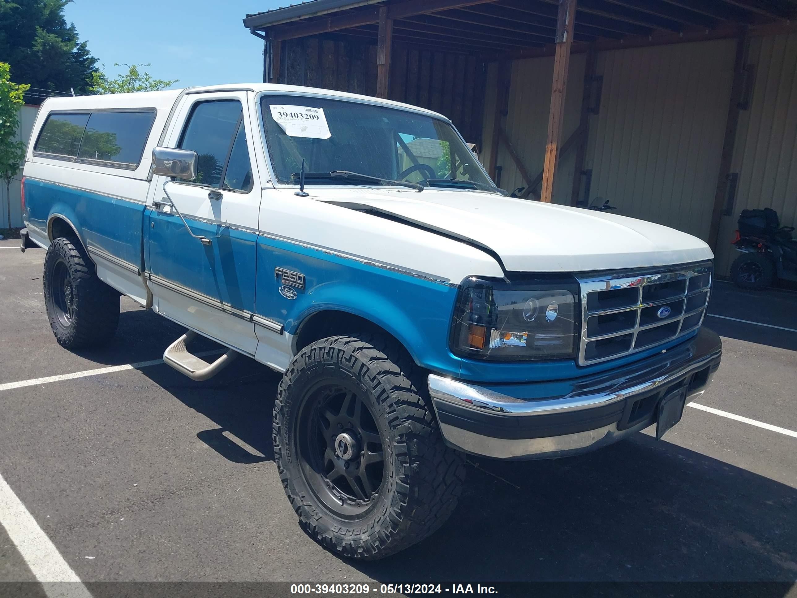 FORD F250 1996 1fthf26h7tla16645