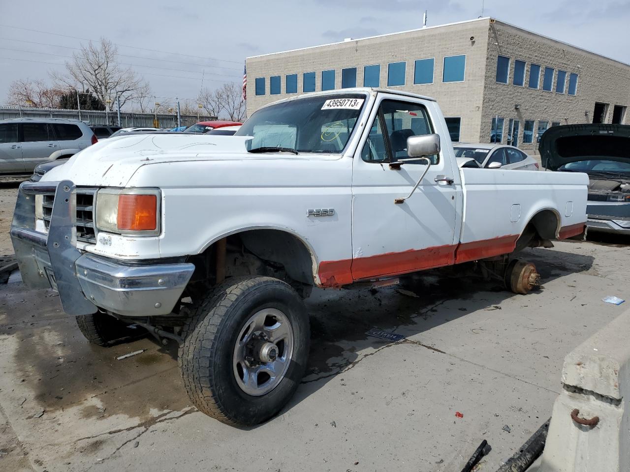 FORD F350 1991 1fthf36g7mkb02431