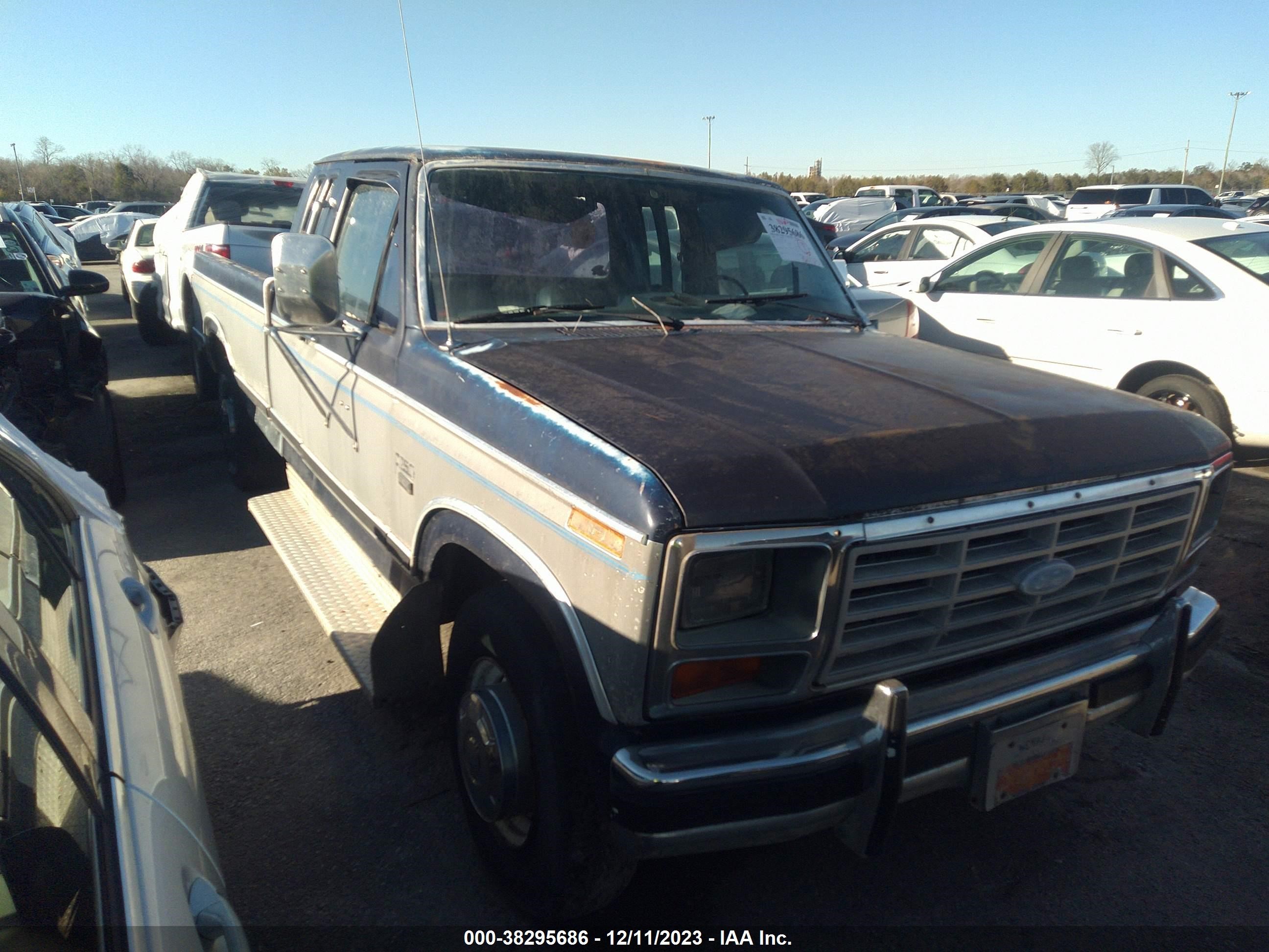 FORD F250 1984 1fthx2518eka58834