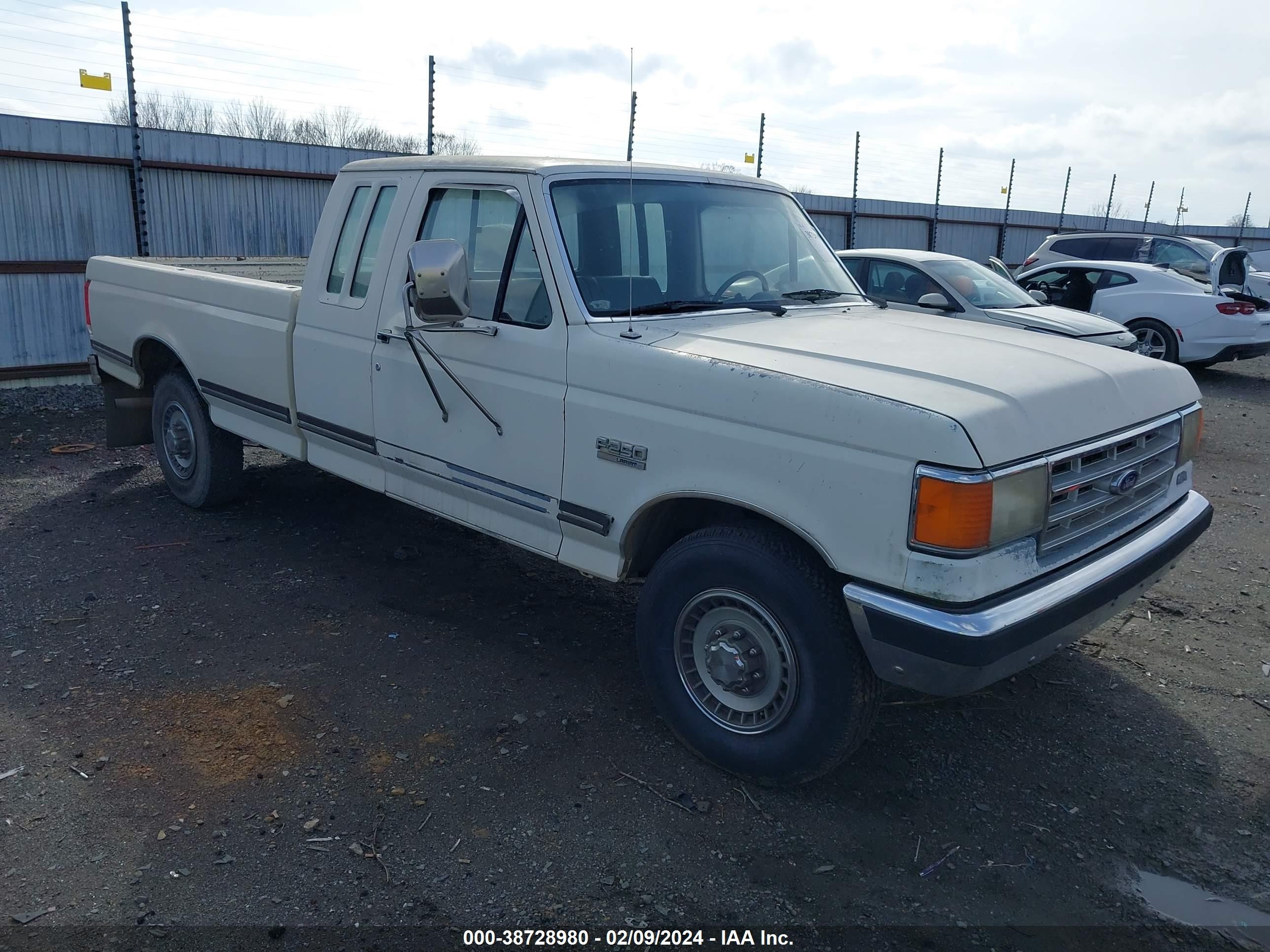 FORD F250 1988 1fthx25h0jkb39592