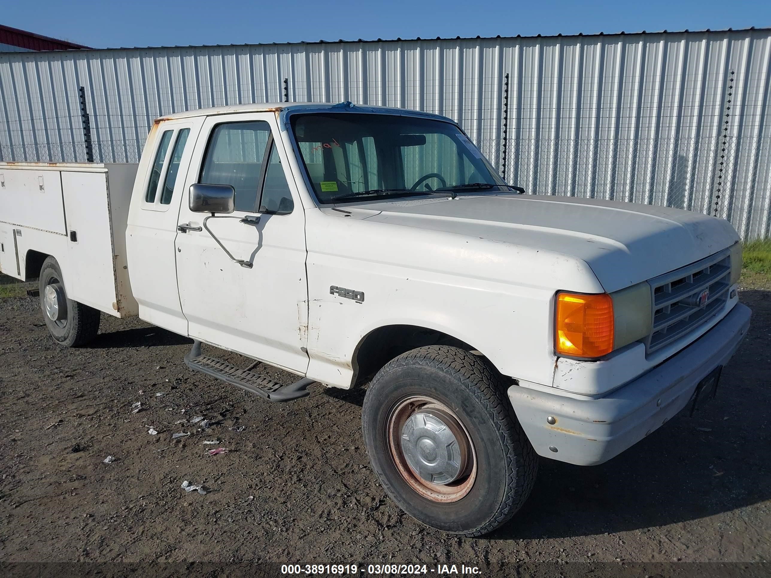 FORD F250 1990 1fthx25h3lka69119