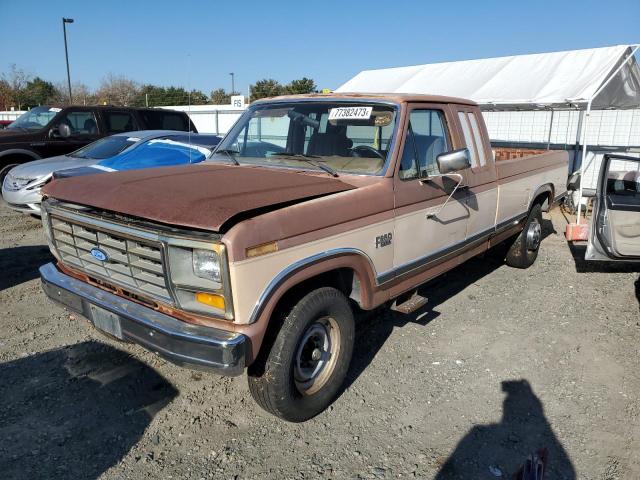 FORD F250 1986 1fthx25l1gkb53191