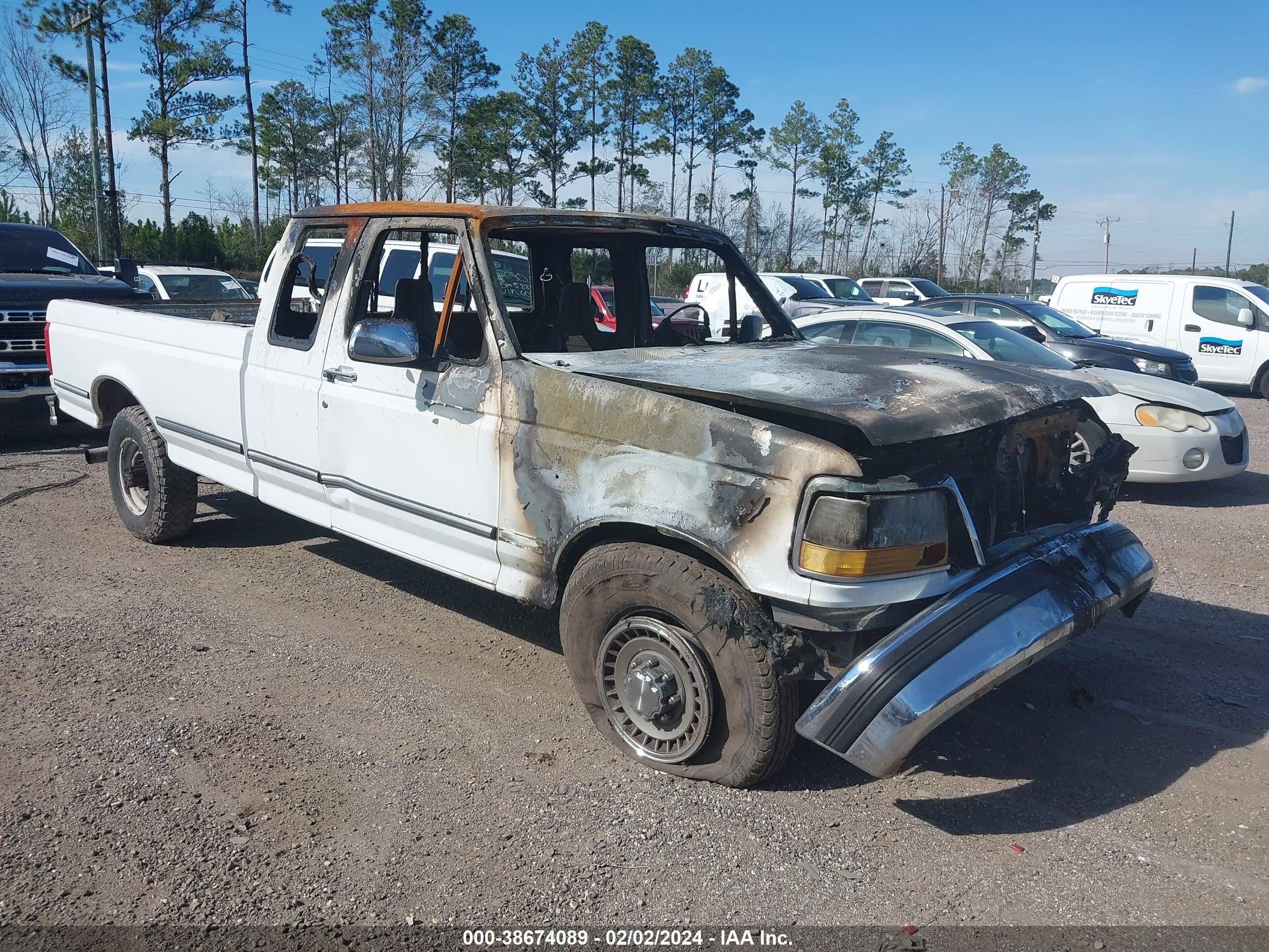 FORD F250 1992 1fthx25m5nkc00518