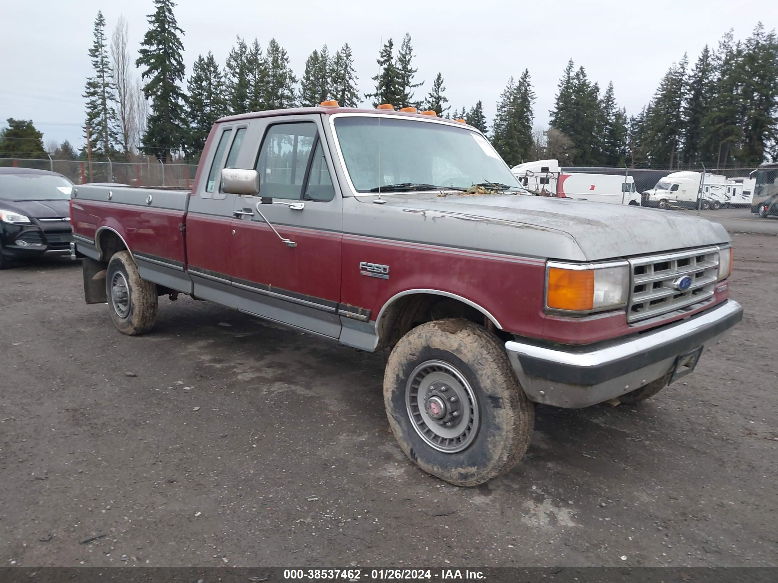 FORD F250 1988 1fthx26m6jka93858