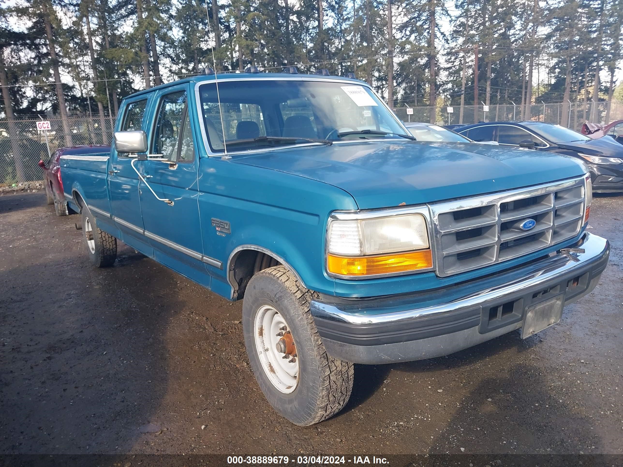 FORD F350 1994 1ftjw35f2rea34331