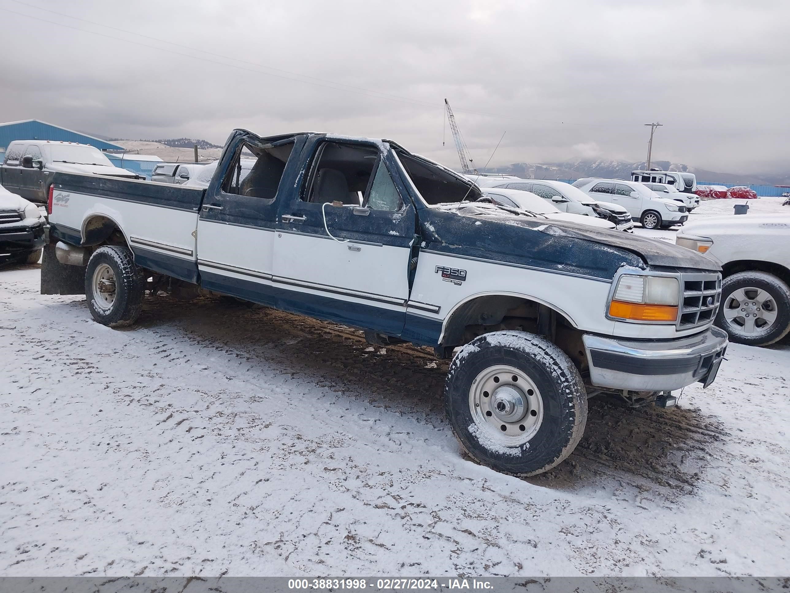 FORD F350 1997 1ftjw36f0vea92785