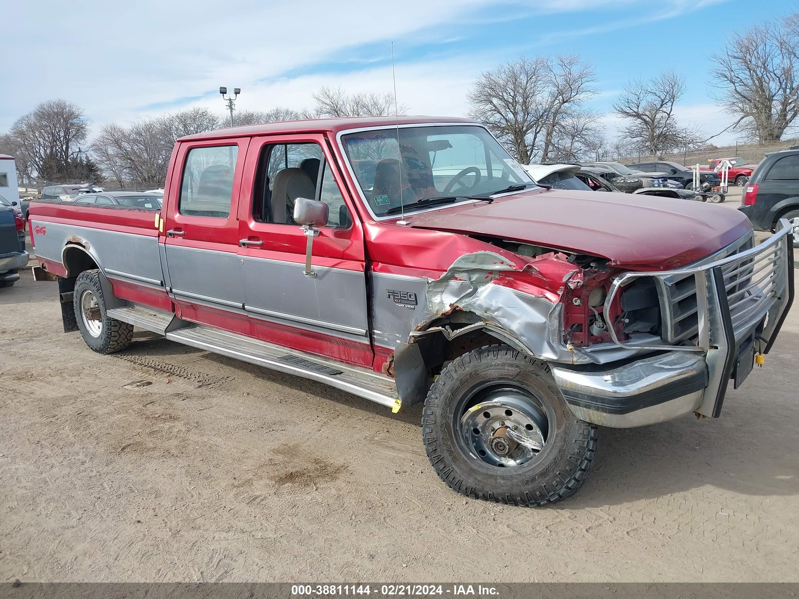 FORD F350 1996 1ftjw36f5tea98112