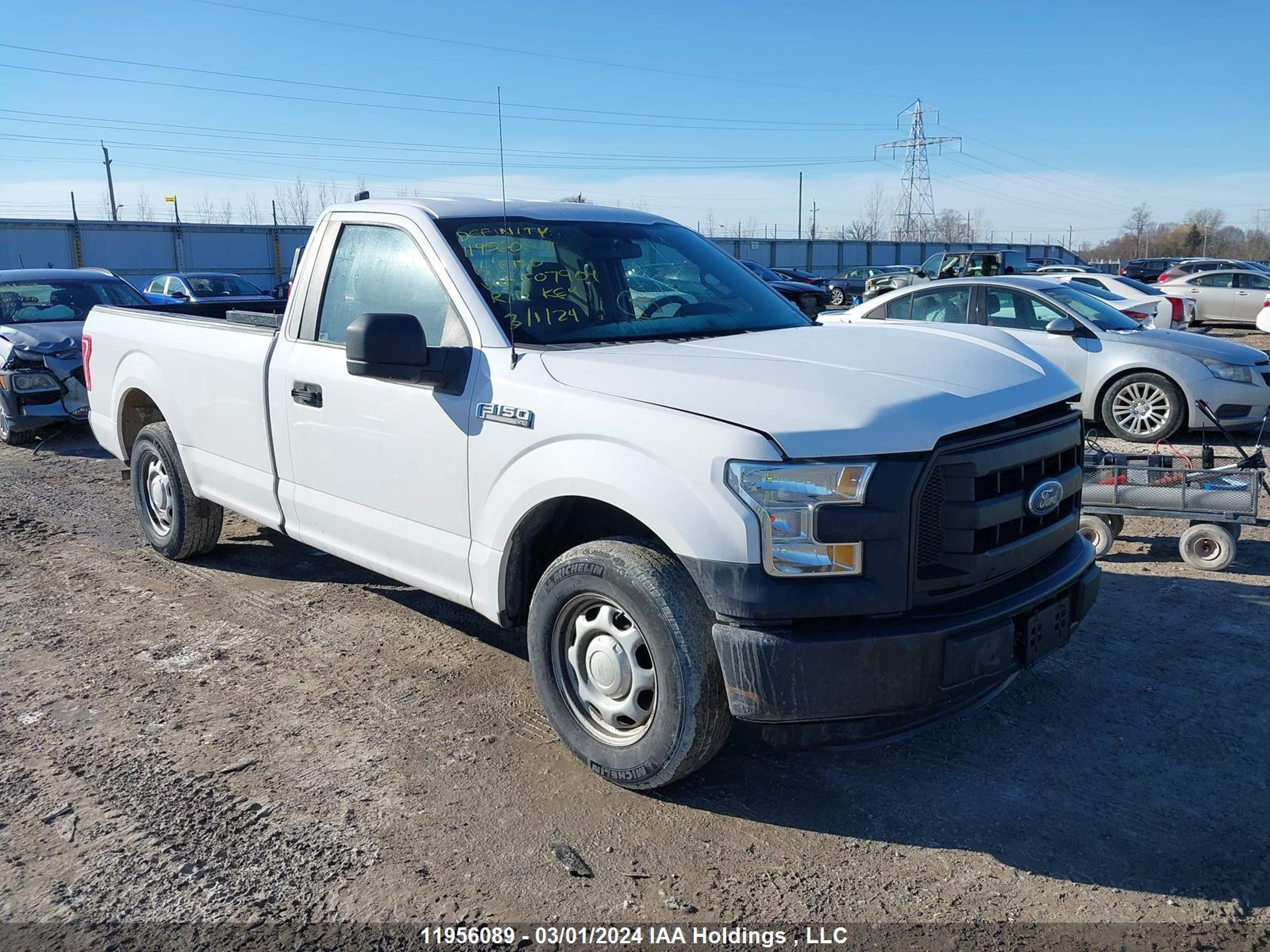 FORD F-150 2016 1ftmf1c85gkf07904