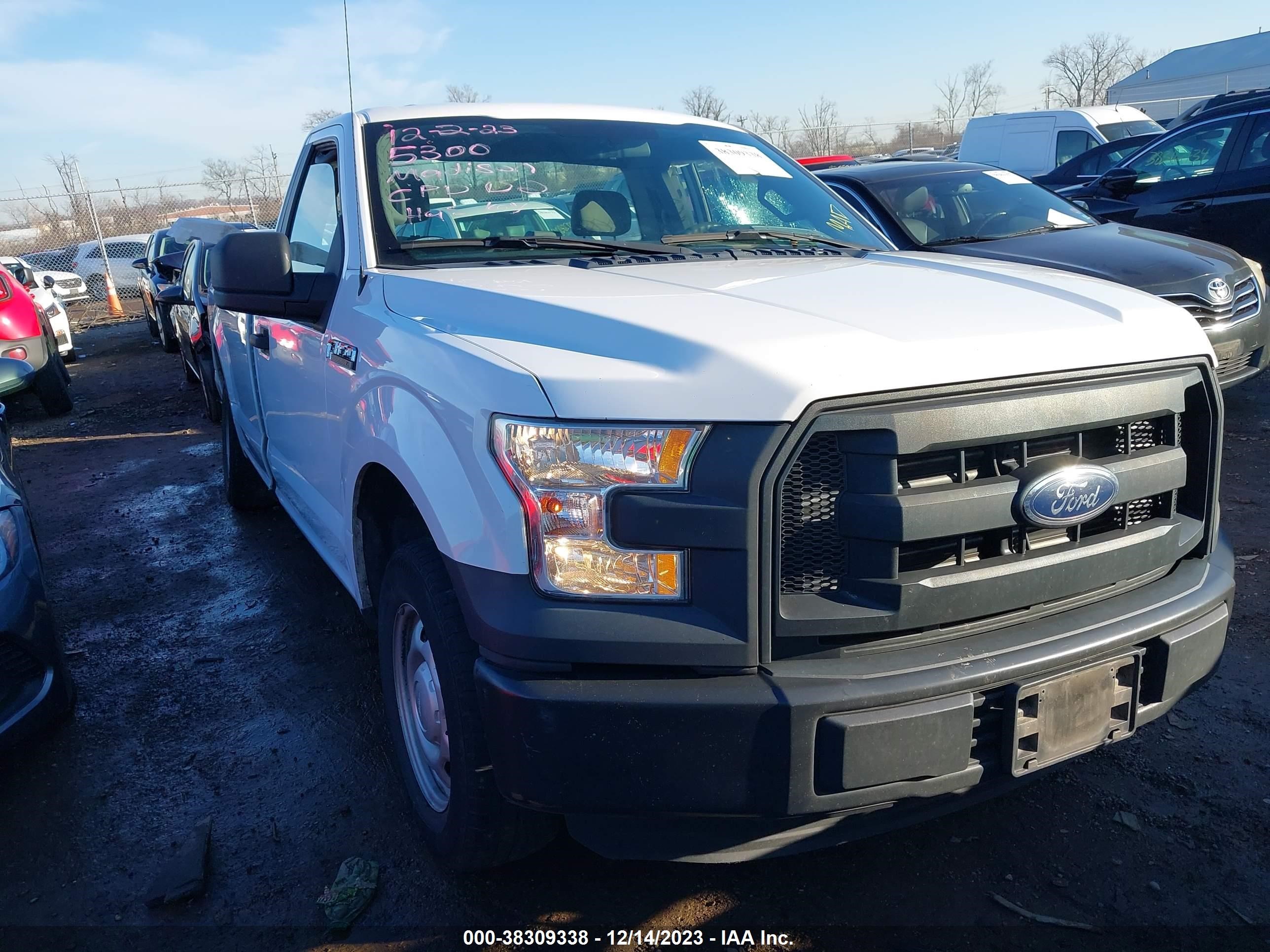 FORD F-150 2016 1ftmf1cfxgkd81103