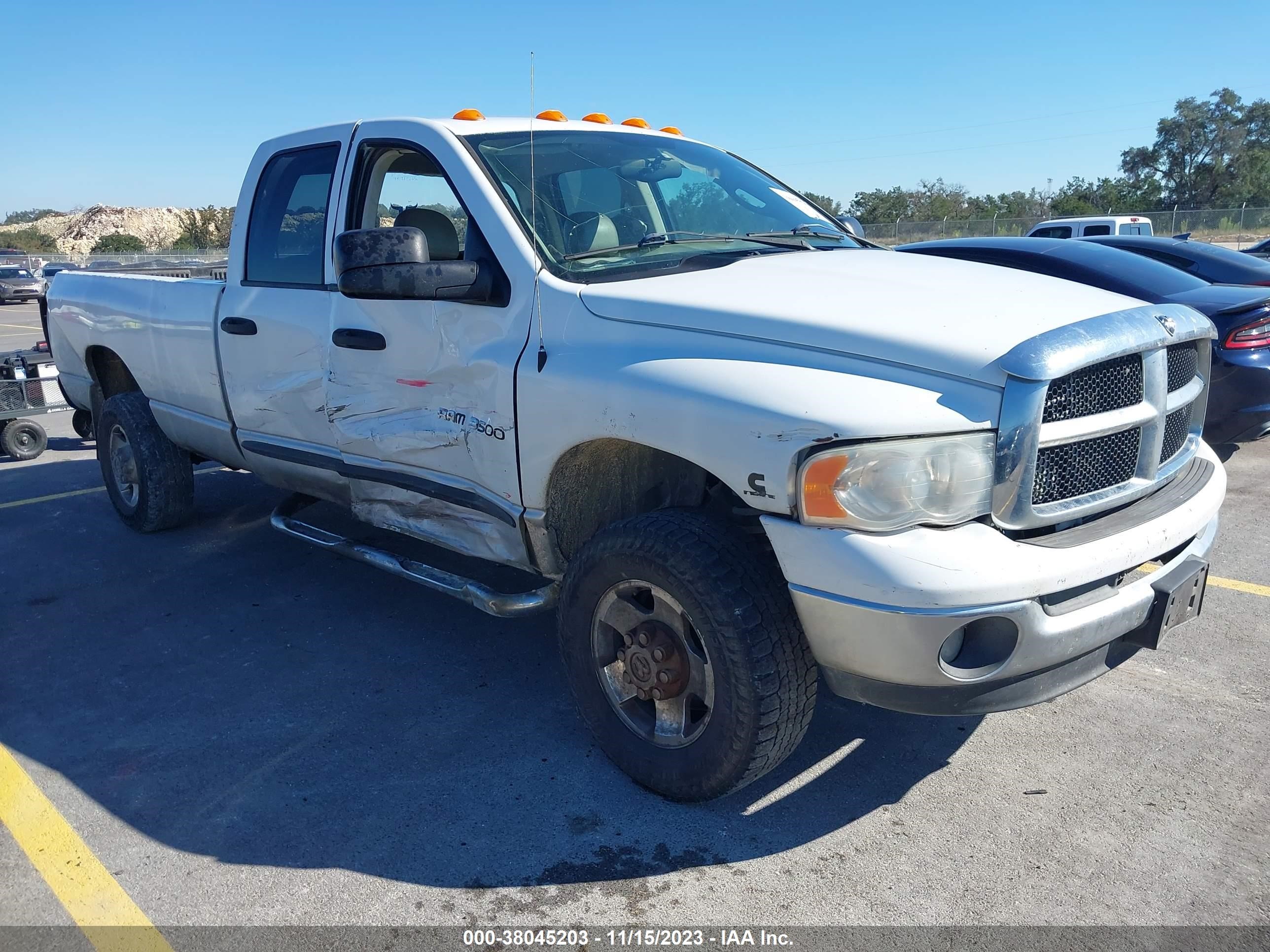 DODGE RAM 2003 1ftmf1cw5akb98523