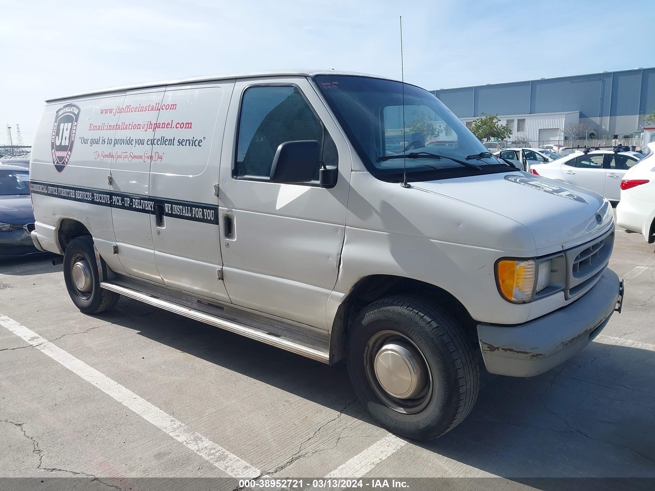 FORD ECONOLINE 1999 1ftne2426xha62299