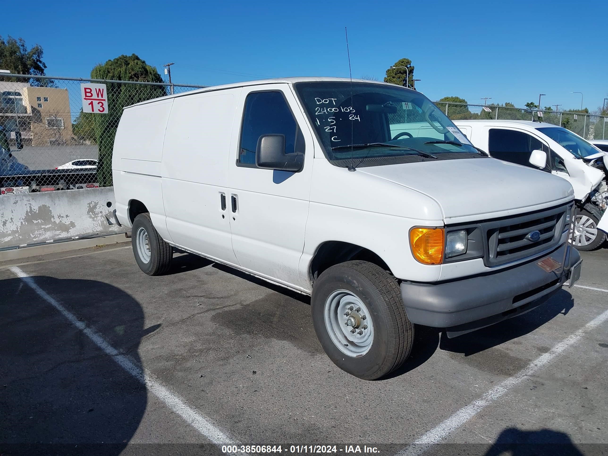 FORD ECONOLINE 2007 1ftne24l47da01422