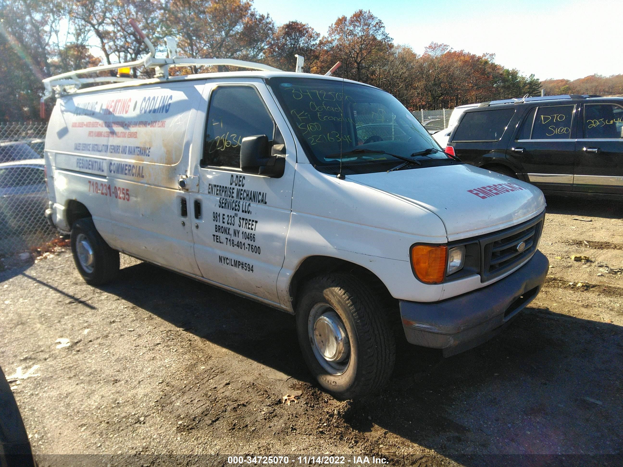 FORD ECONOLINE 2006 1ftne24w66da11121