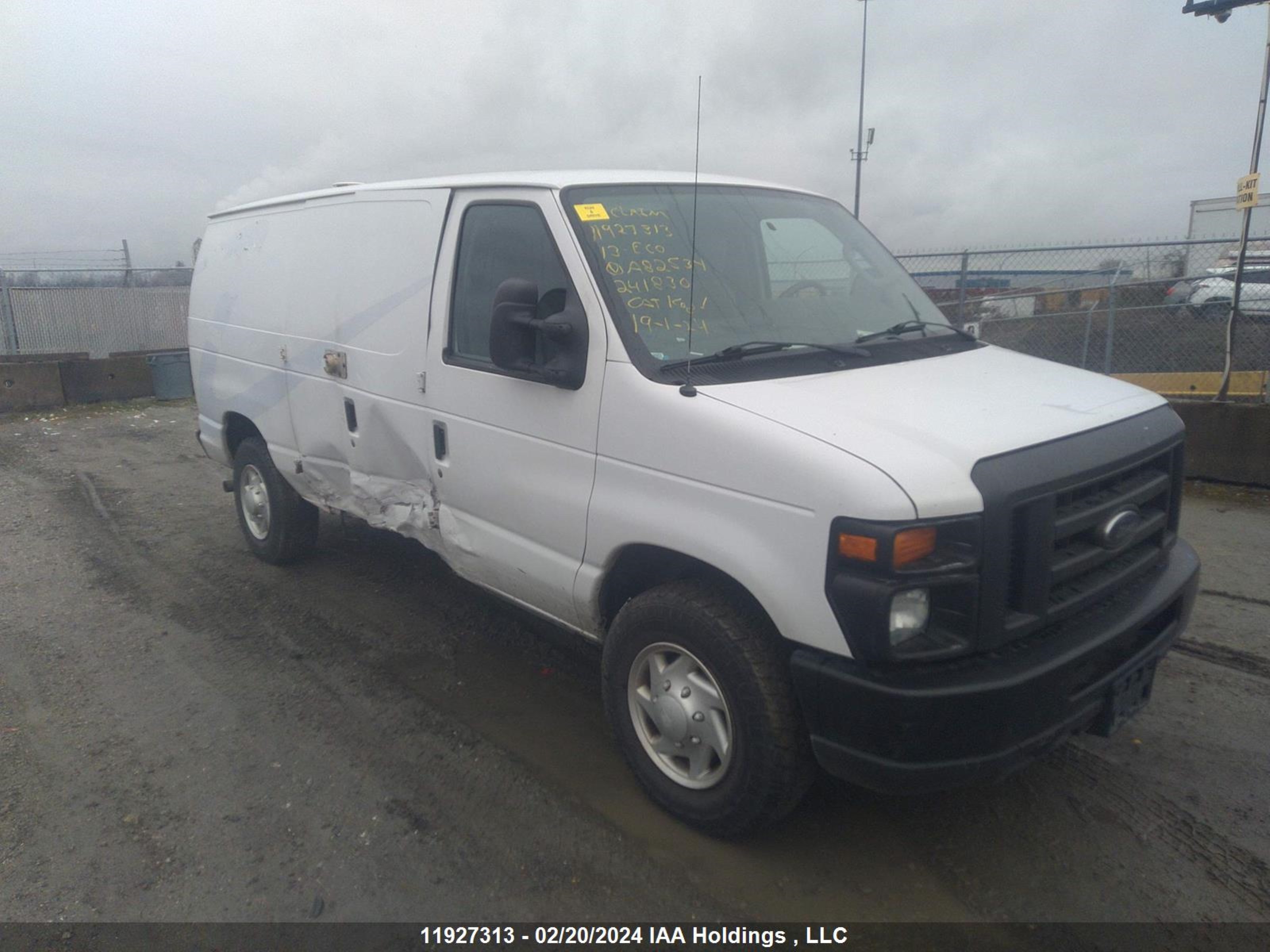 FORD ECONOLINE 2013 1ftne2elxdda82534