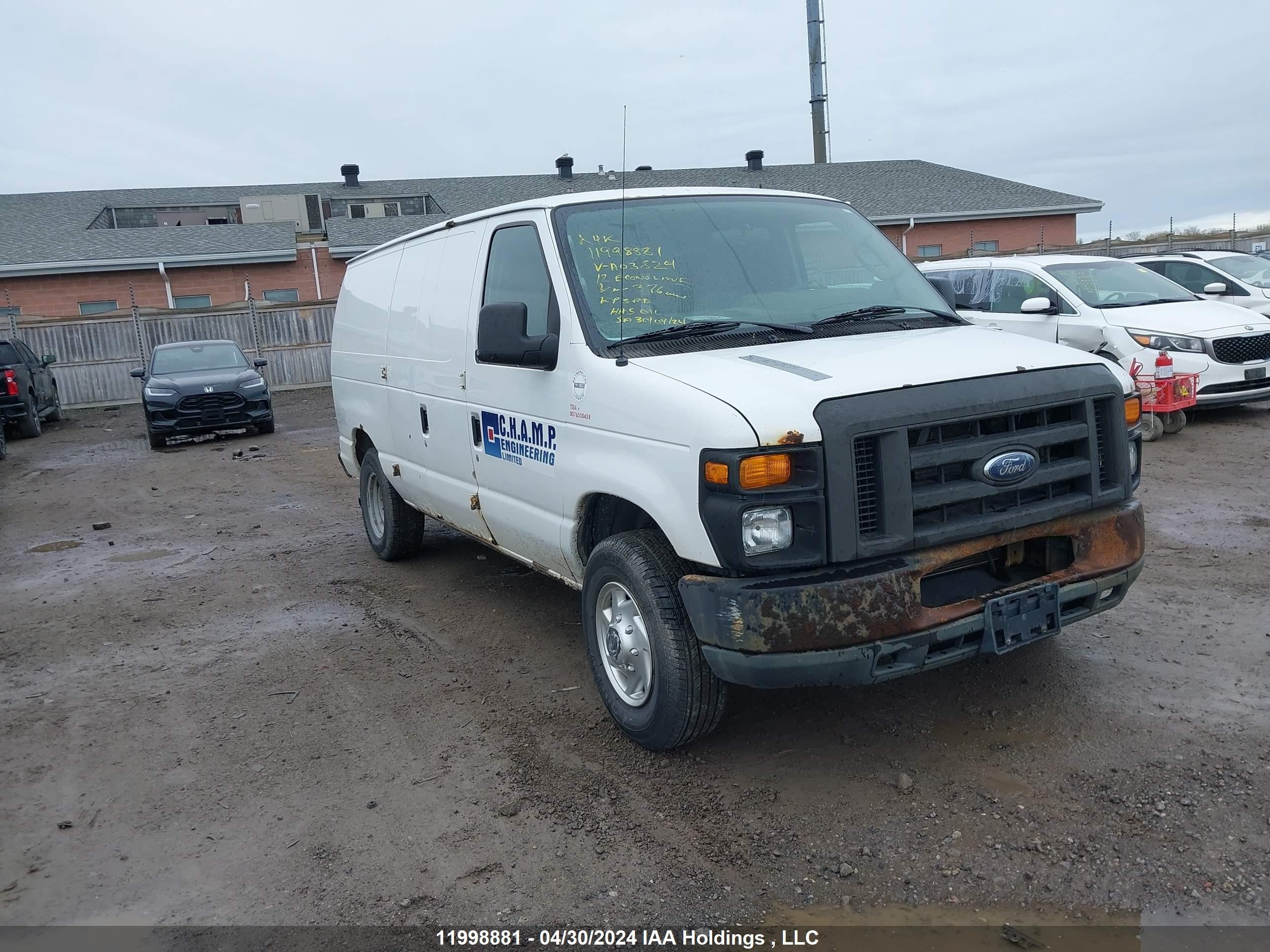 FORD ECONOLINE 2012 1ftne2ew8cda03824