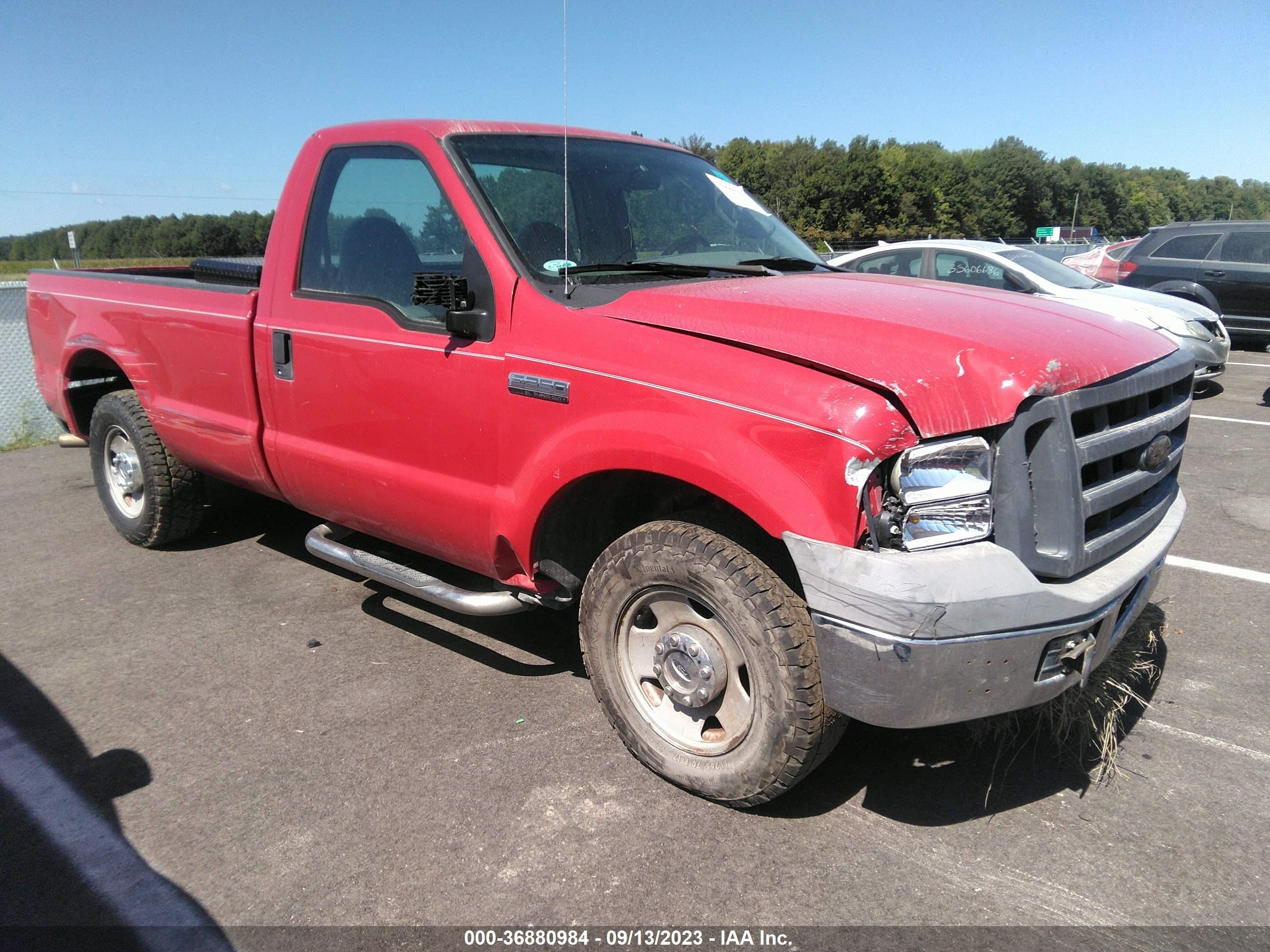 FORD F250 2005 1ftnf20525ec38941