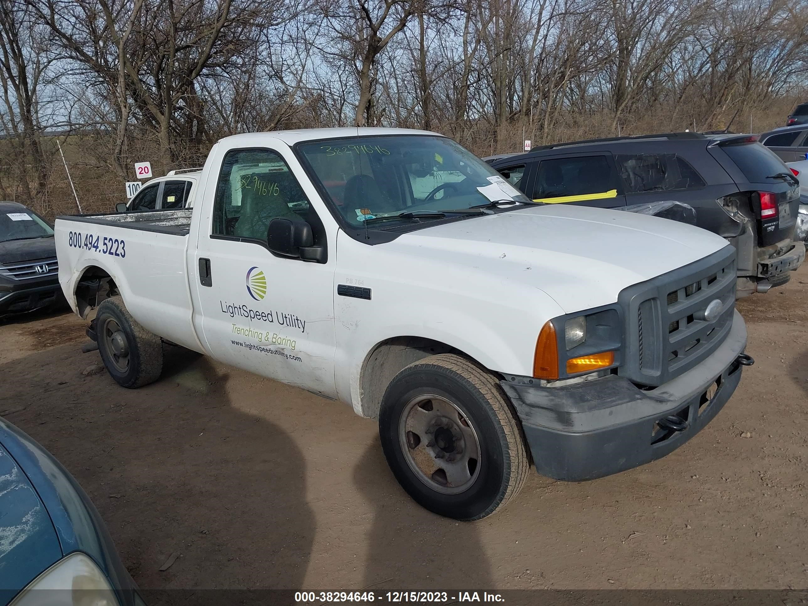 FORD F250 2005 1ftnf20525ed05764