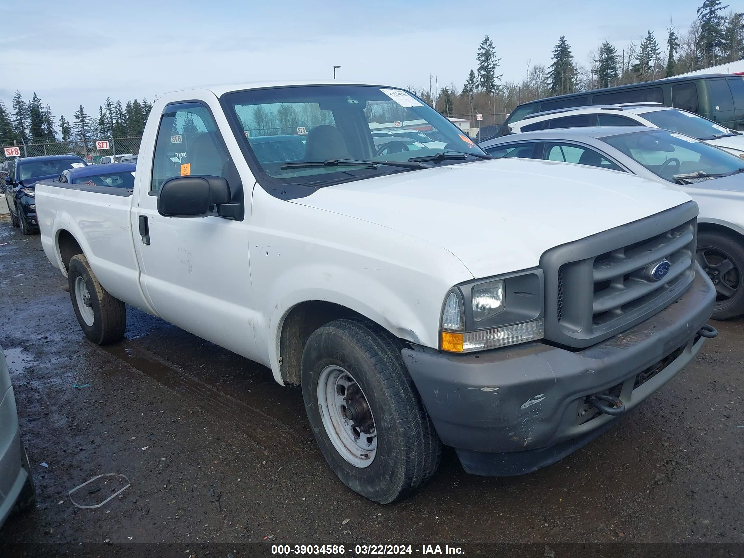 FORD F250 2002 1ftnf20l02ea45150