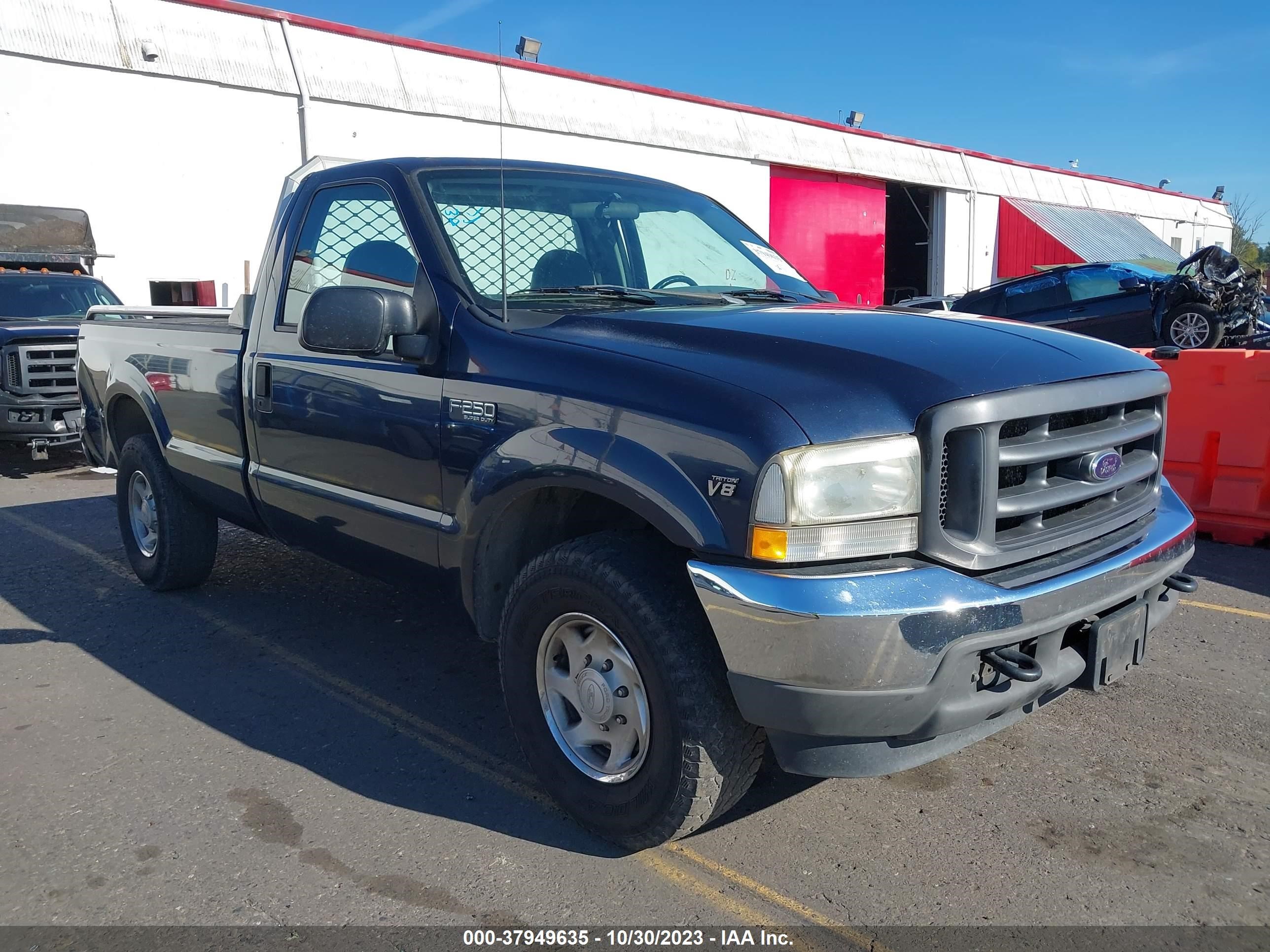 FORD F250 2002 1ftnf20l82ed14138