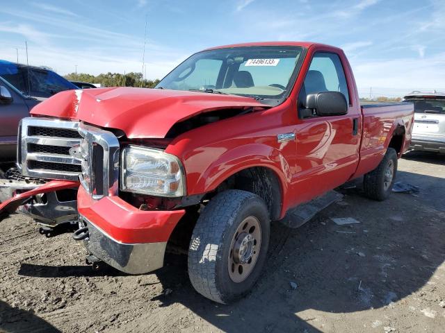 FORD F250 2005 1ftnf21505ea70554