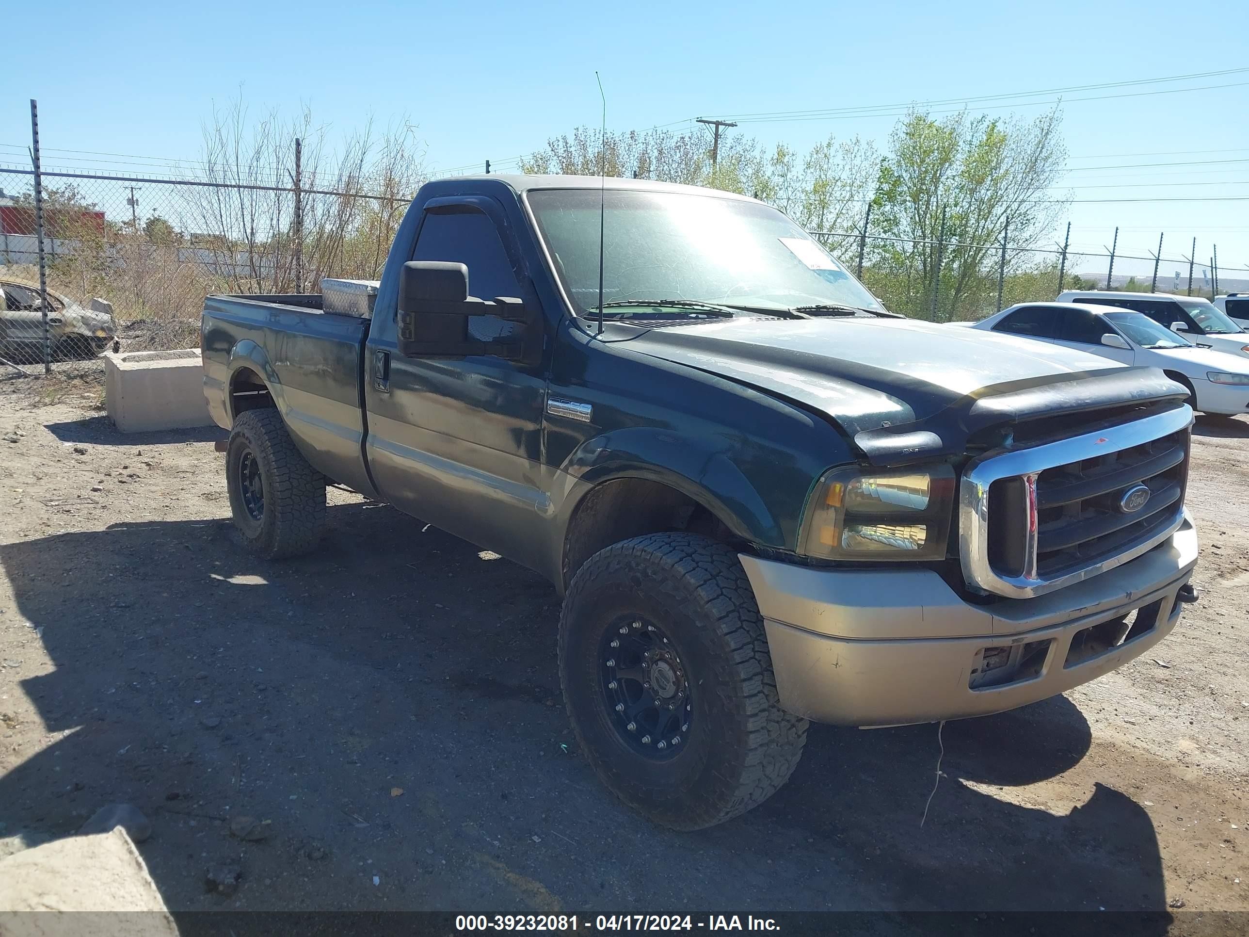 FORD F250 2005 1ftnf21525ed07125