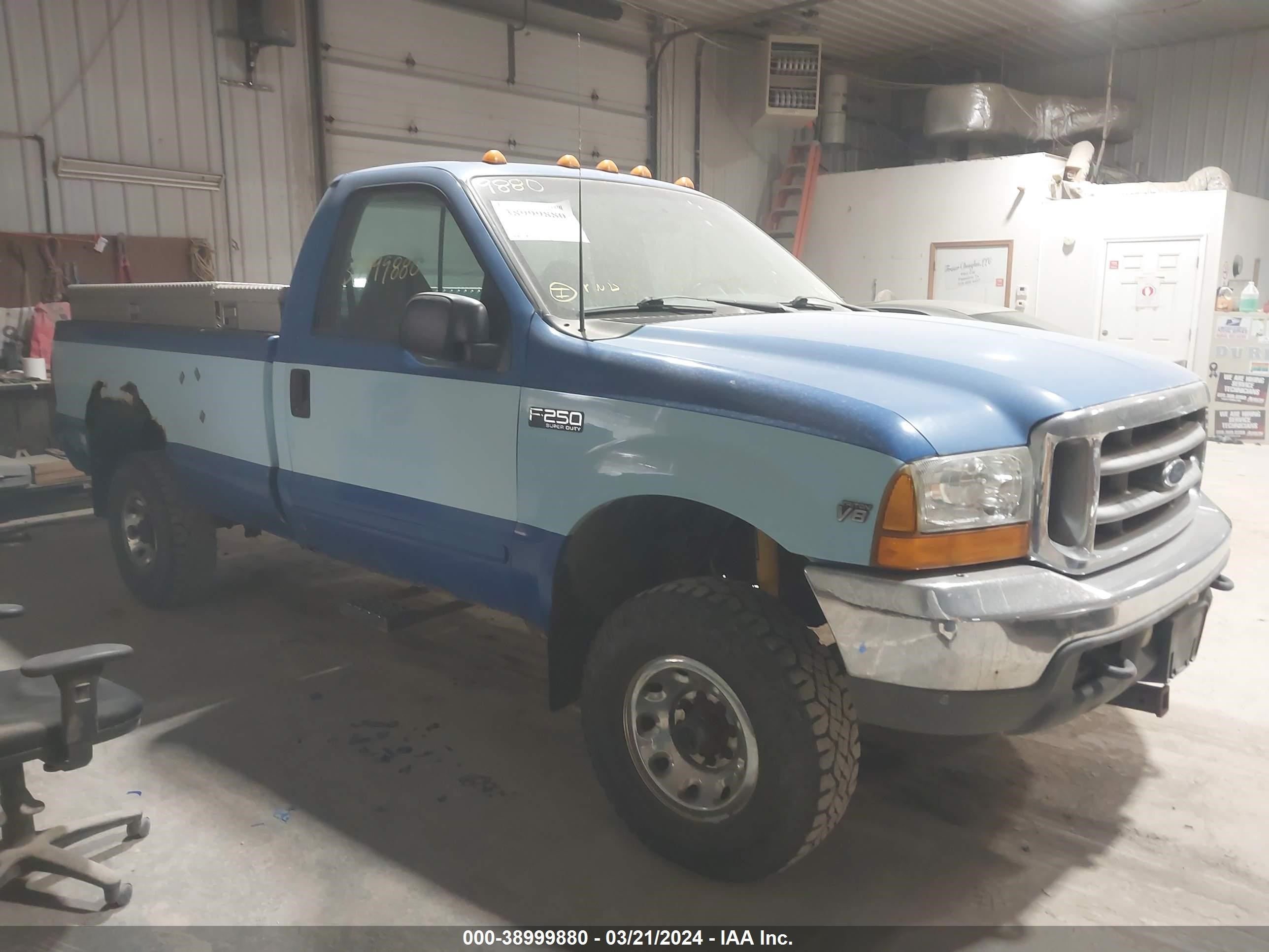 FORD F250 2001 1ftnf21l21ea68989