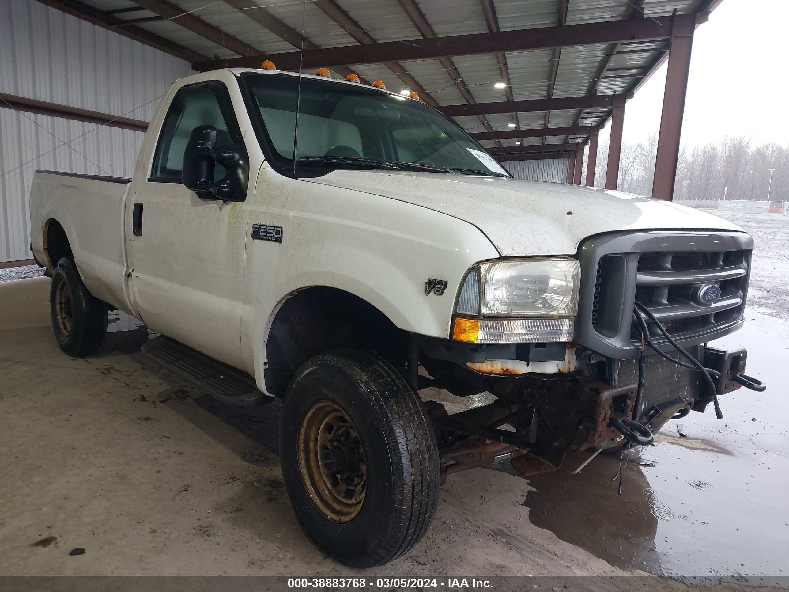 FORD F250 2002 1ftnf21l62ea31235