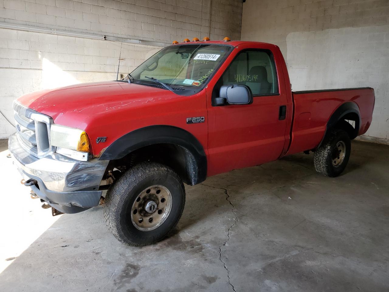 FORD F250 2001 1ftnf21l71eb61068