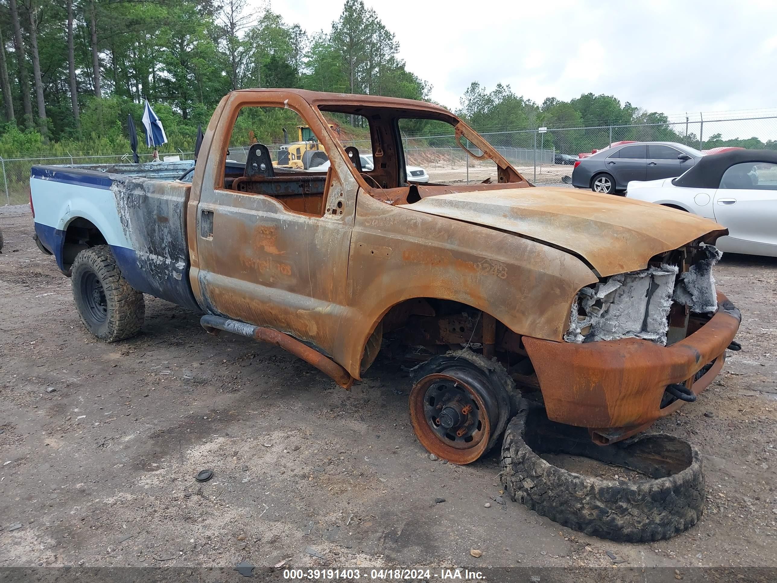 FORD F250 2003 1ftnf21l73ed74041