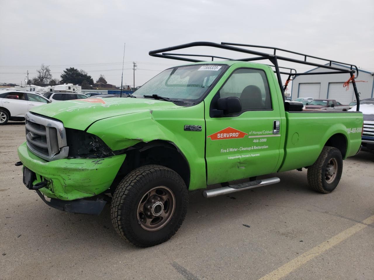 FORD F250 2003 1ftnf21s53ec58568