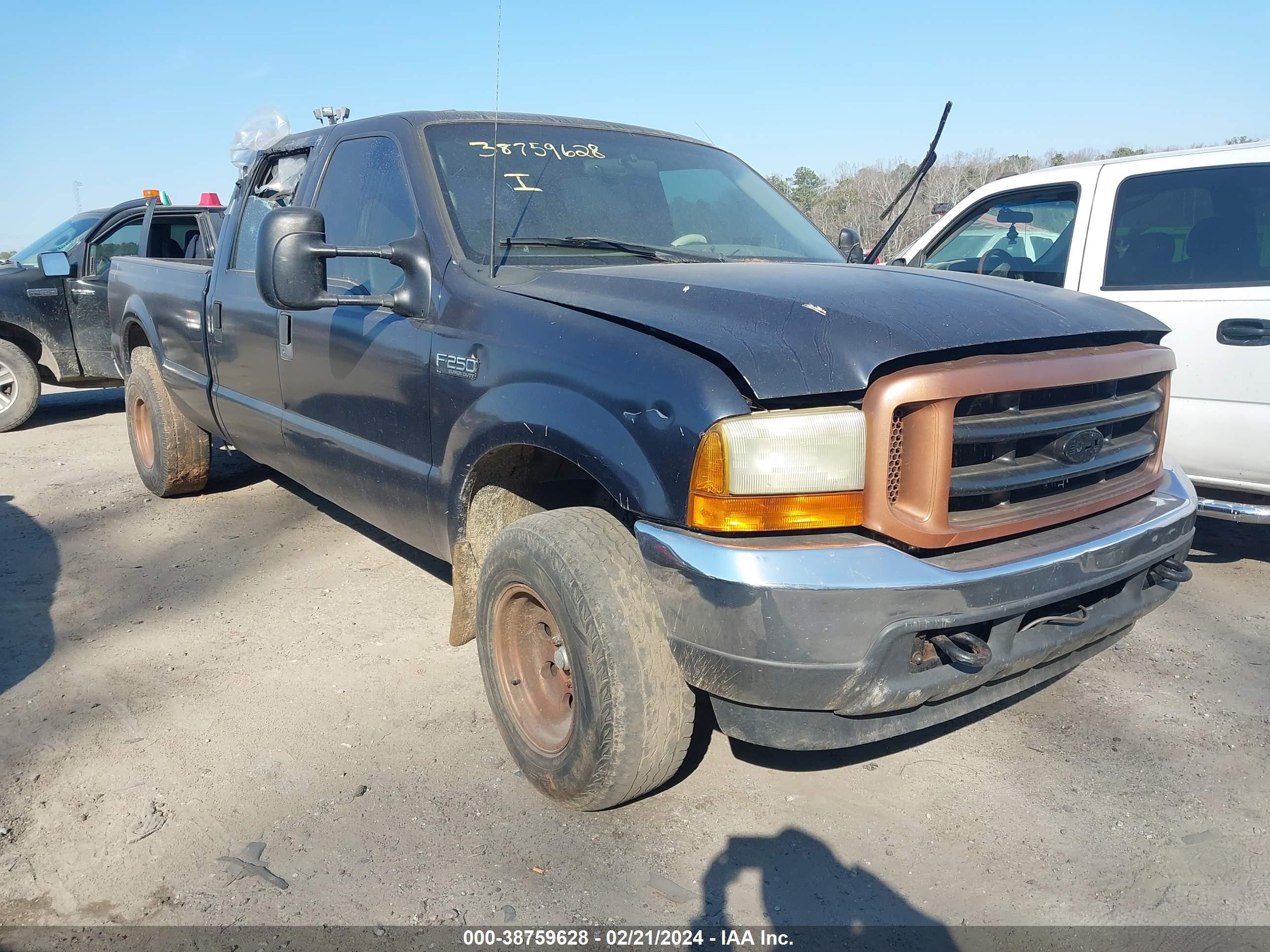 FORD F250 2001 1ftnw20f01ed24249