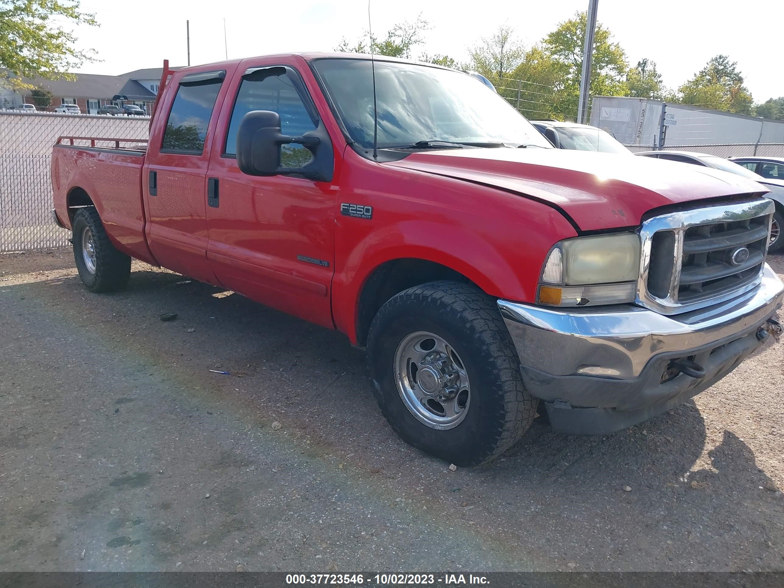 FORD F250 2003 1ftnw20f83ea74603