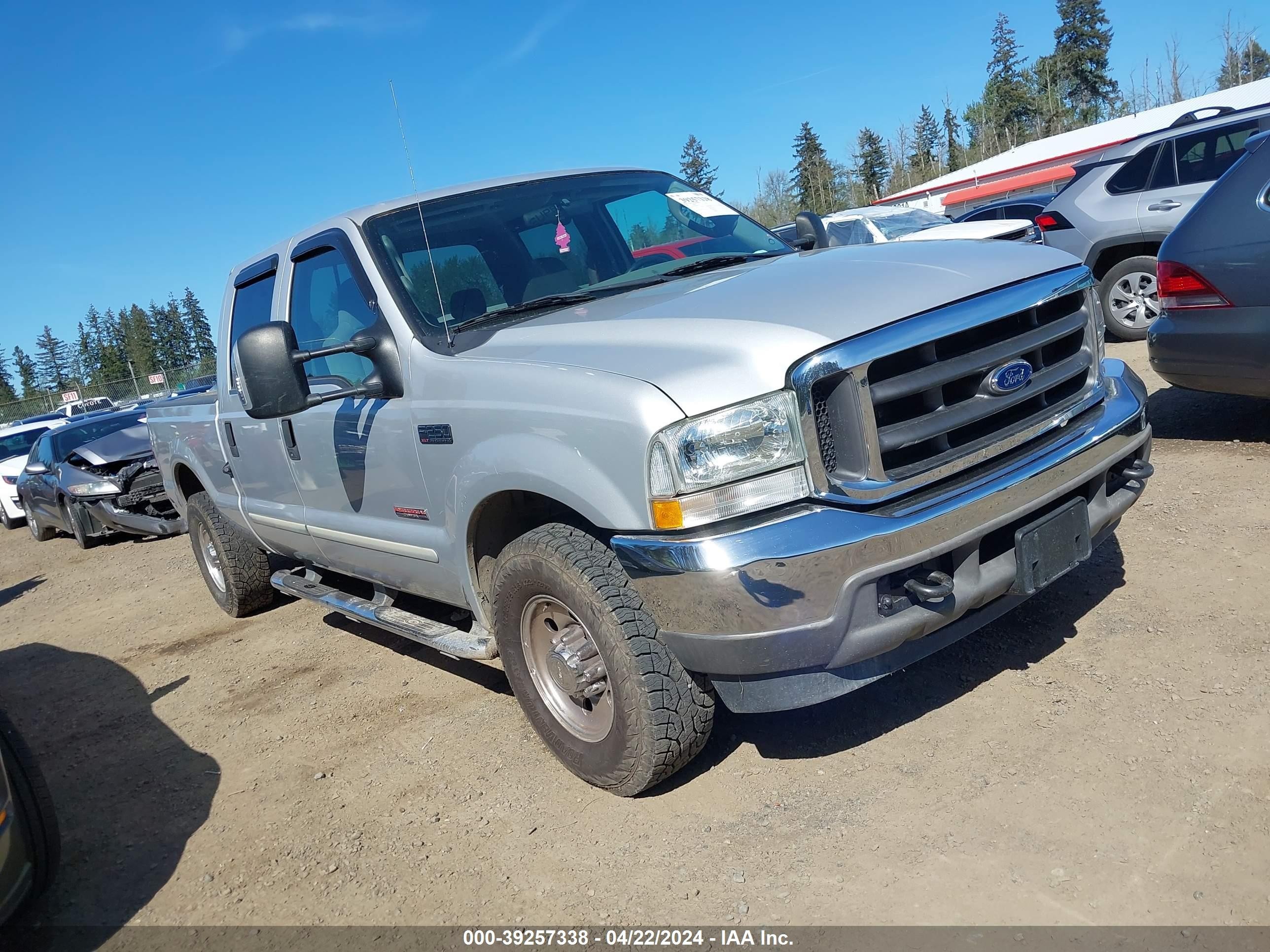 FORD F250 2004 1ftnw20p84ed85975