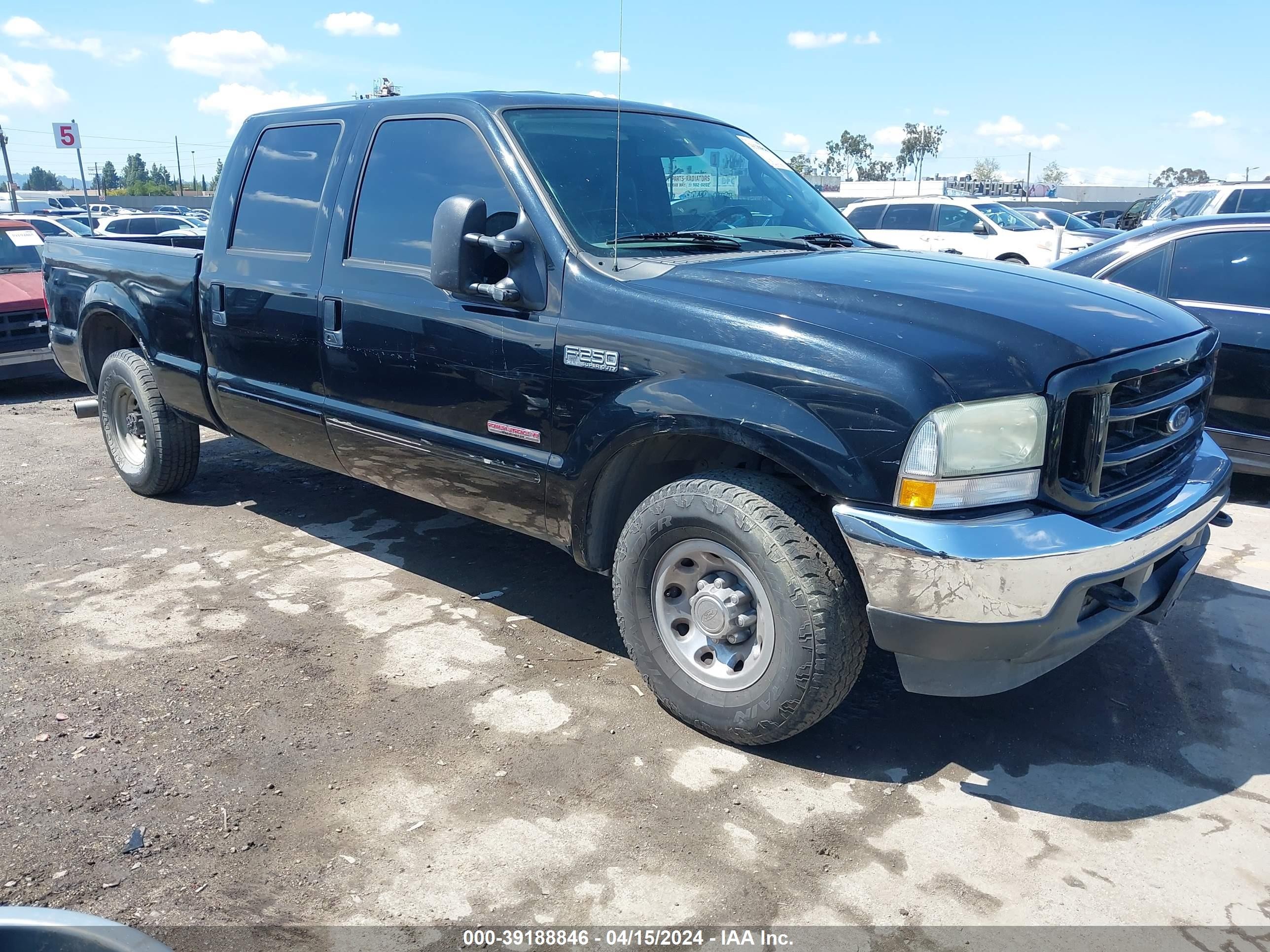 FORD F250 2004 1ftnw20p94ec34420