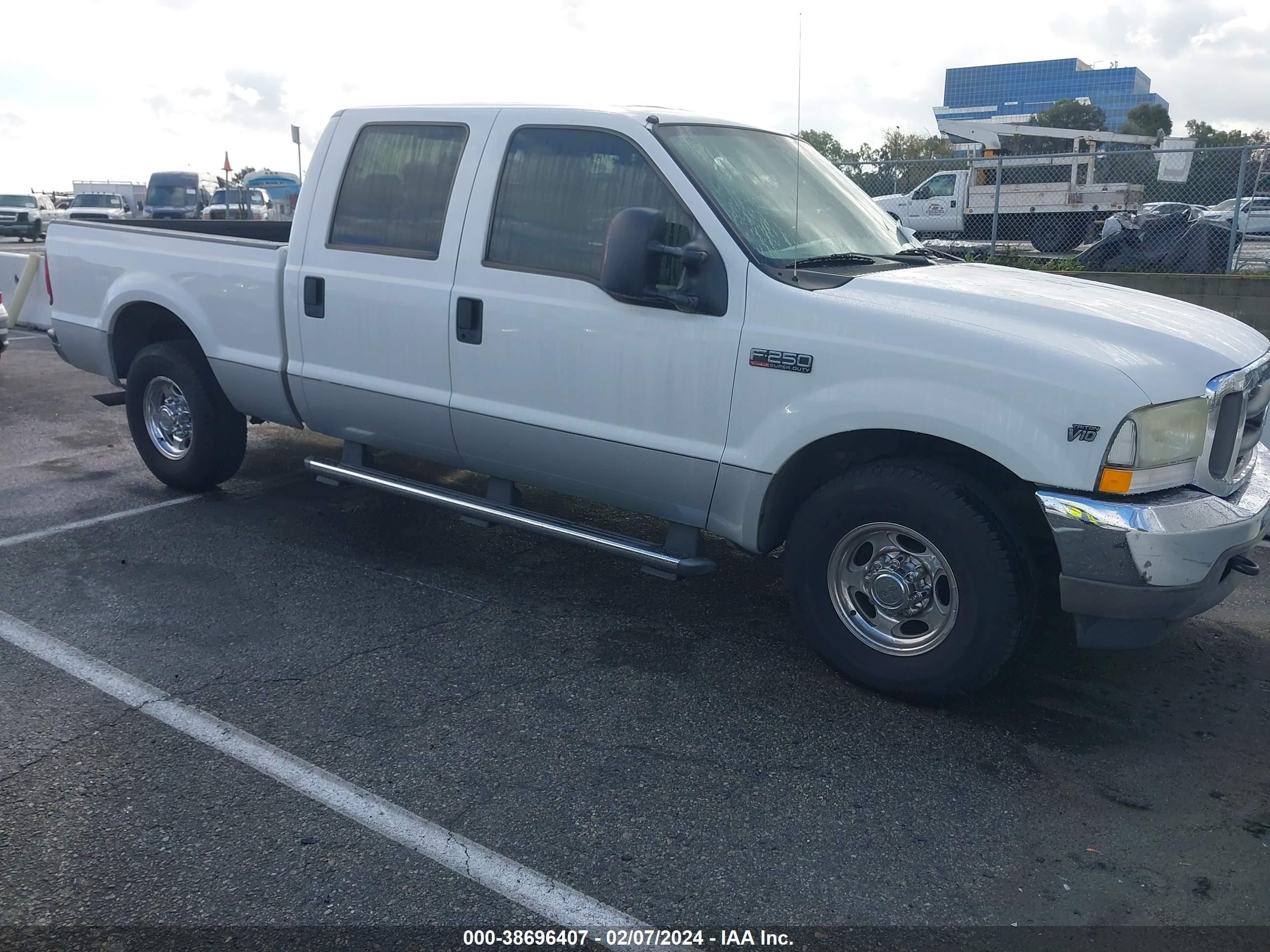 FORD F250 2004 1ftnw20sx4ea70597